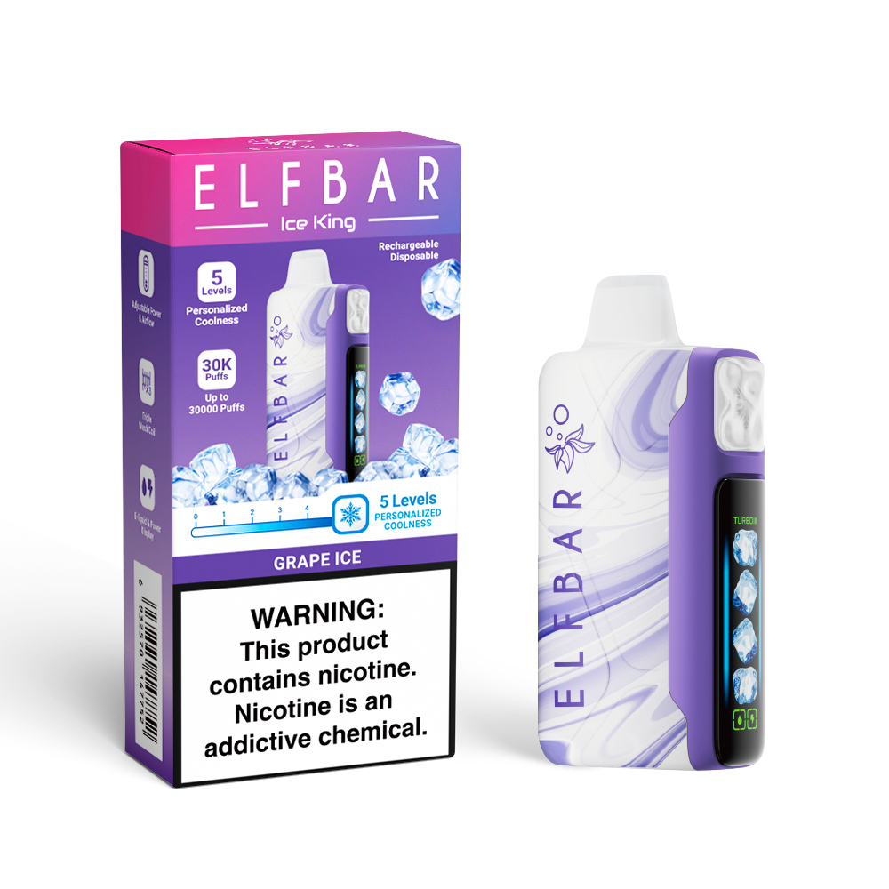 ELF BAR ICE KING 30K ładowalny jednorazowy e-papieros (wszystkie smaki)