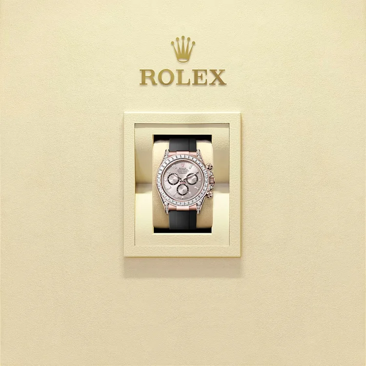 Rolex Cosmograph Daytona Oyster, 40 mm, Everose gold and diamondsReference 126535TBR(1:1 replica) - Elite Watch Atelier