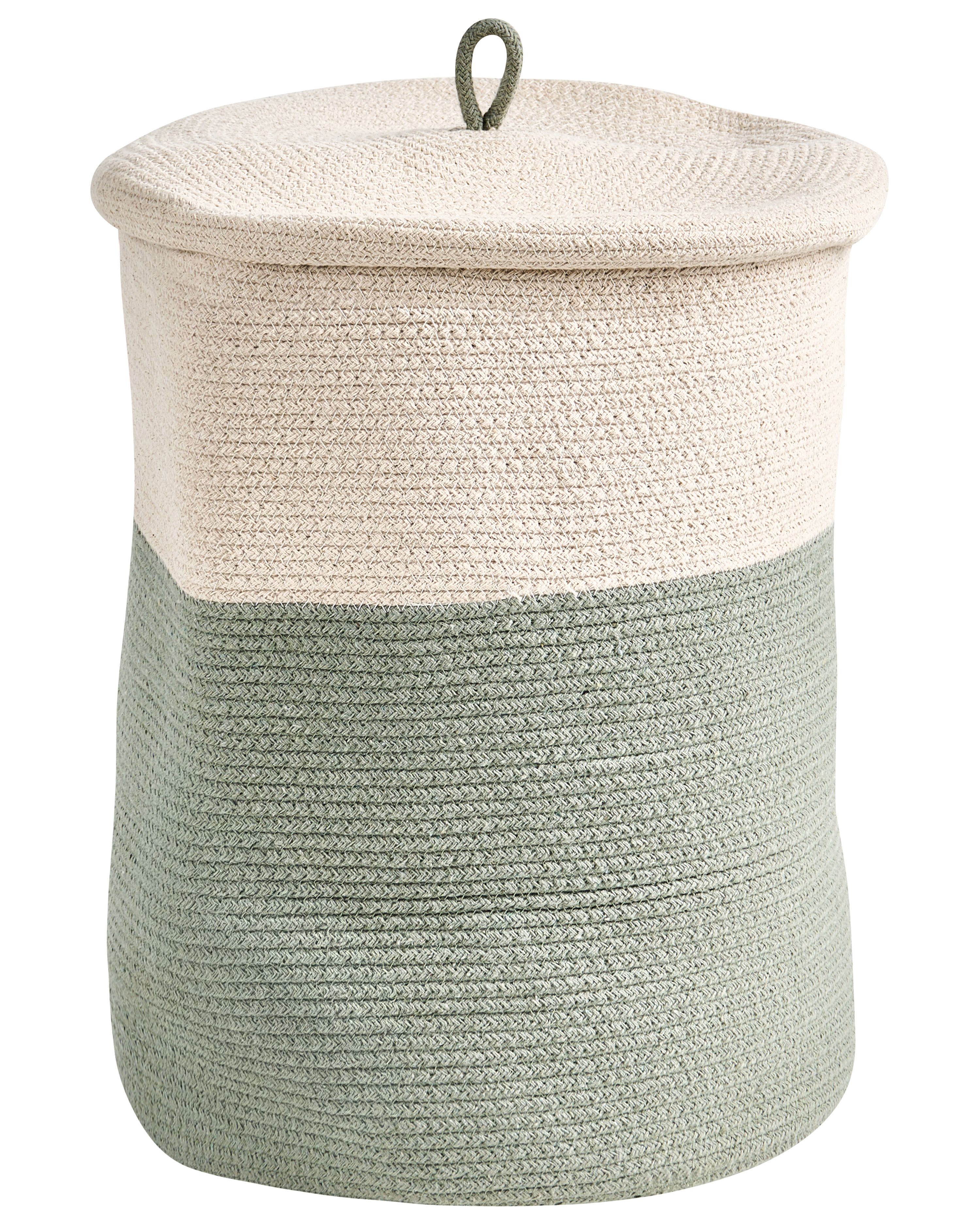 Basket SILOPI Cotton Beige/ Green