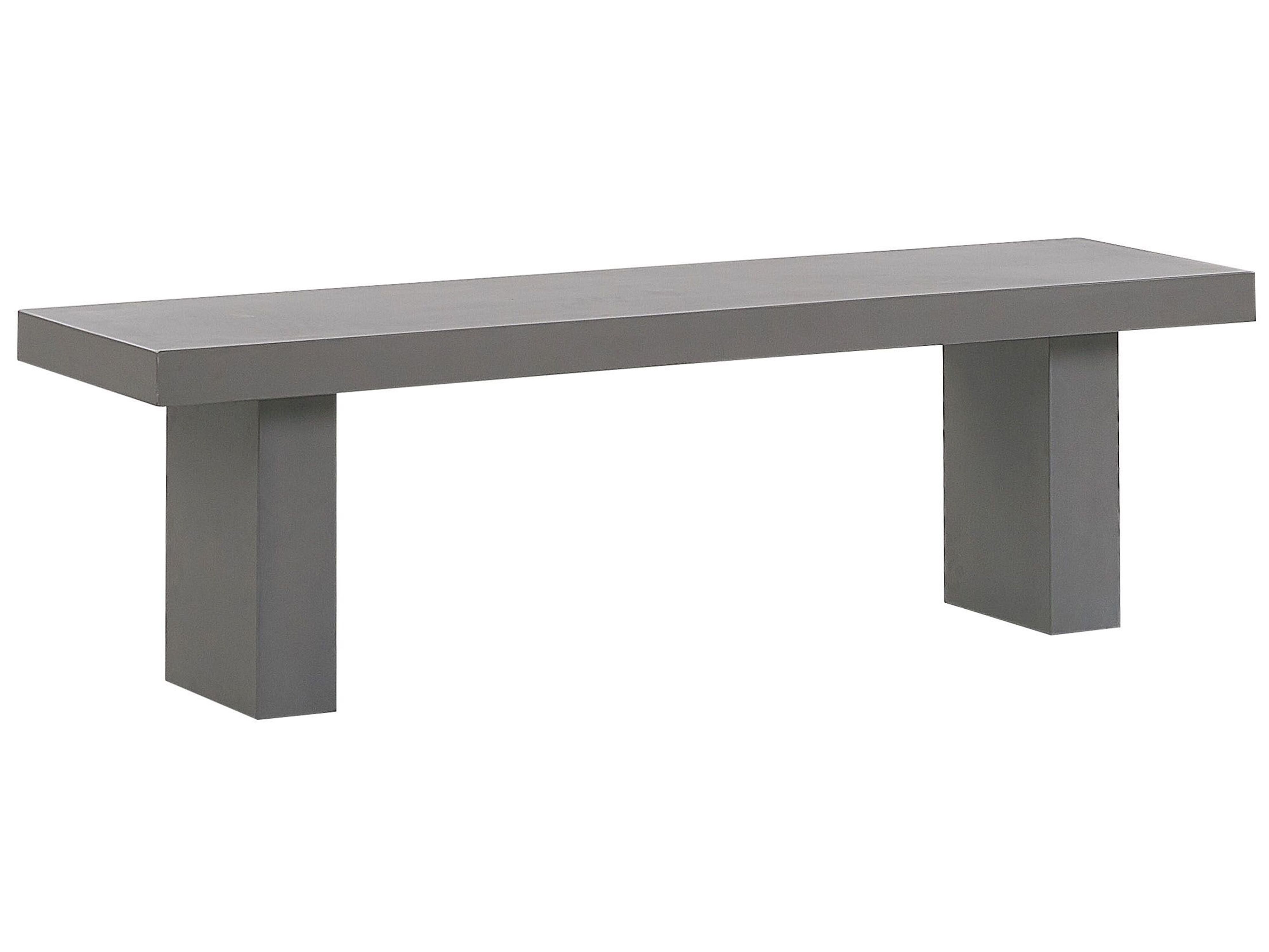 Garden Bench TARANTO 150 cm Concrete Grey
