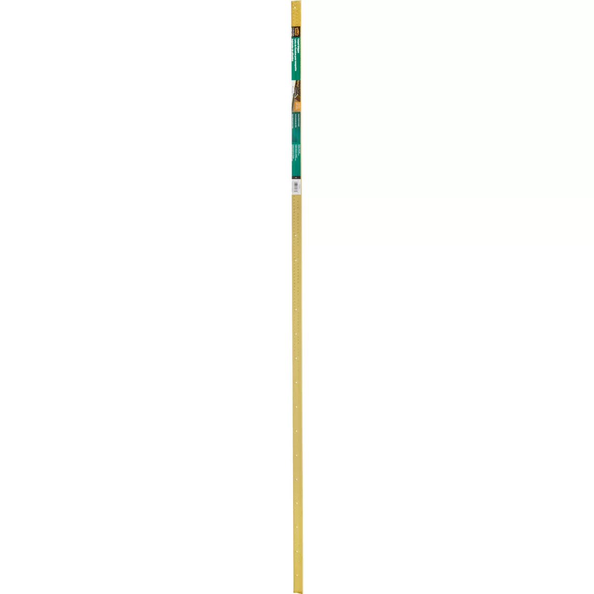 M-D Building Products Satin Brass 1-3/8 In. x 6 Ft. Aluminum Carpet Gripper