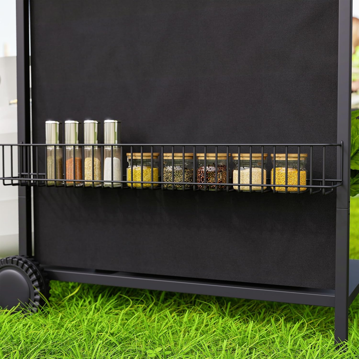 4+1 Burner Propane Gas BBQ Grill With Side Burner, 54 x 121 x 97 cm, Black - Image 4 4+1 Burner Propane Gas BBQ Grill With Side Burner, 54 x 121 x 97 cm, Black - Image 4