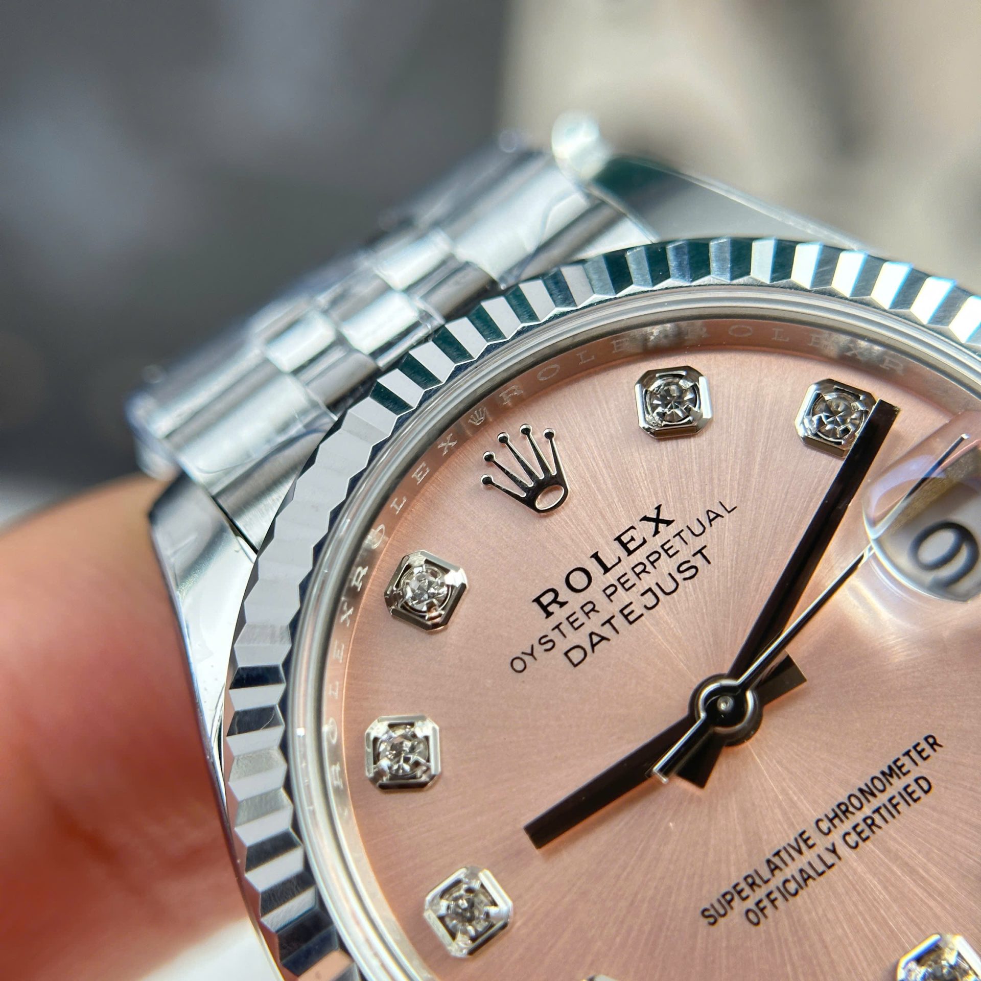 Rolex DateJust Replica Watch Dial Pink Jubilee Strap THB Factory 31mm - Top club