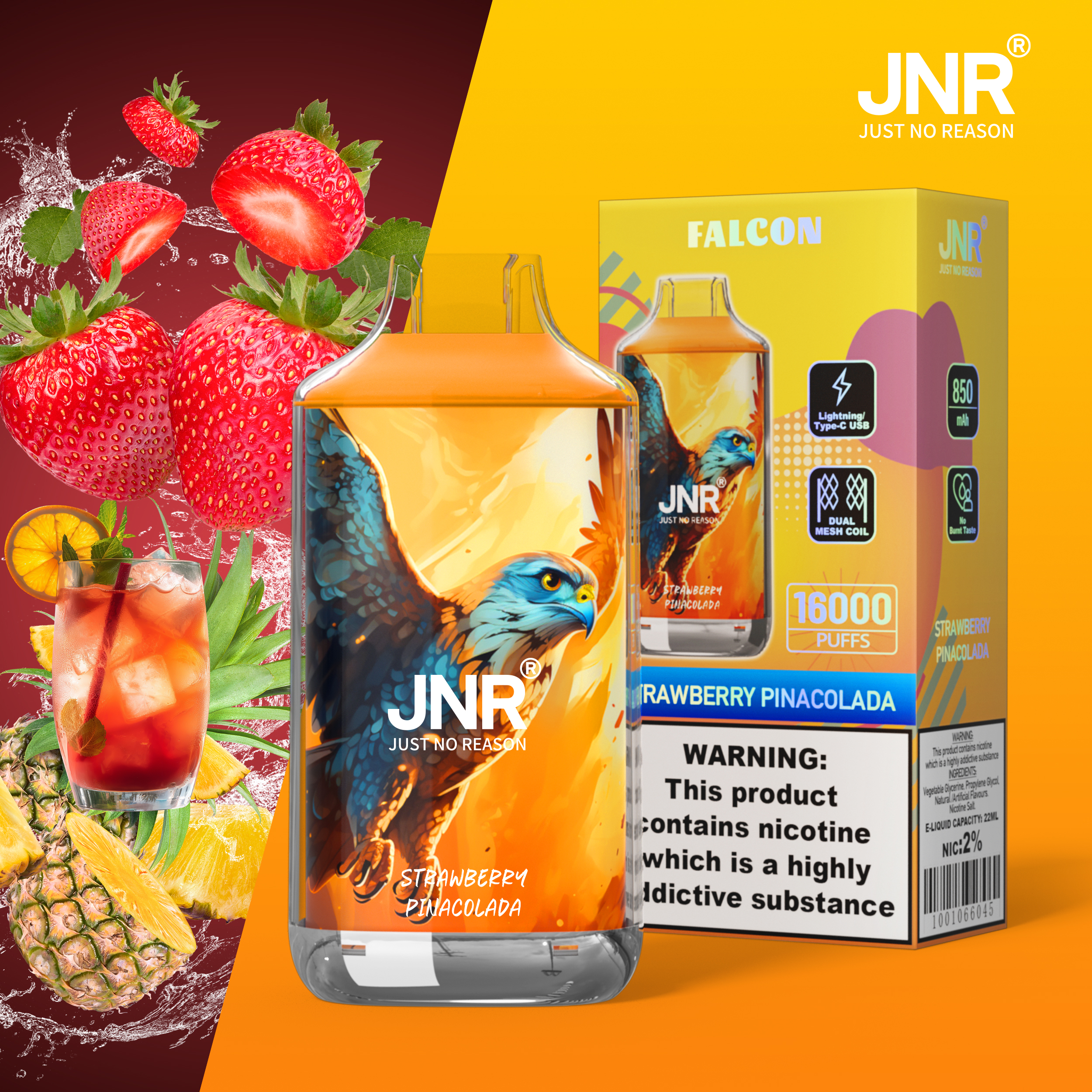 JNR Falcon 16000 Puffs