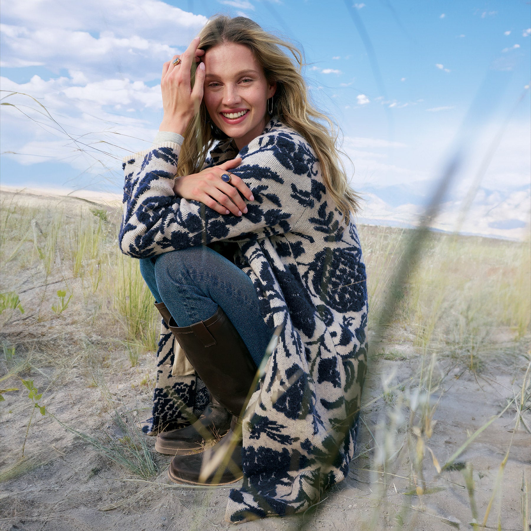 Grand Gardens Sweater Coat, Petite - Sundance Clothing