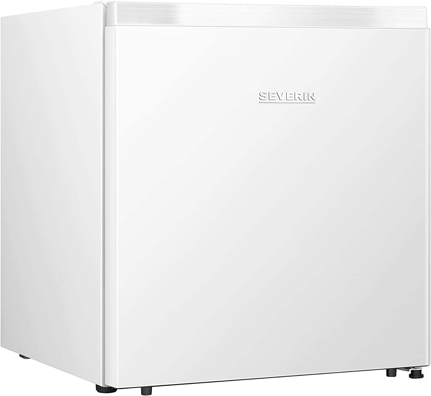 SEVERIN Mini congelador con 4 estrellas de congelación, congelador pequeño con estante de vidrio, congelador bajo para hogares con poco espacio, 31 litros, blanco, GB 8883