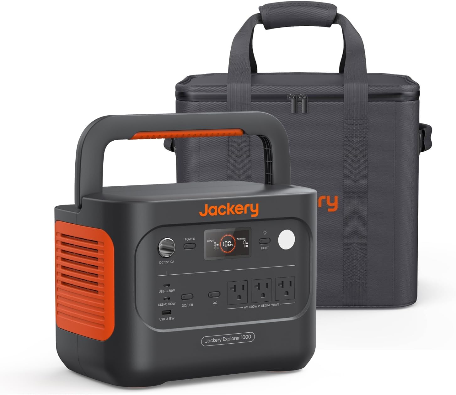 Jackery Solar Generator 1000 v2 with 200W Solar Panel,1070Wh Portable Power Station LiFePO4 Battery,1500W AC/100W USB-C Output, 1Hr Fast Charge for Outdoor,Off-Grid Living,RV,Emergency - Wholesale & Influencer