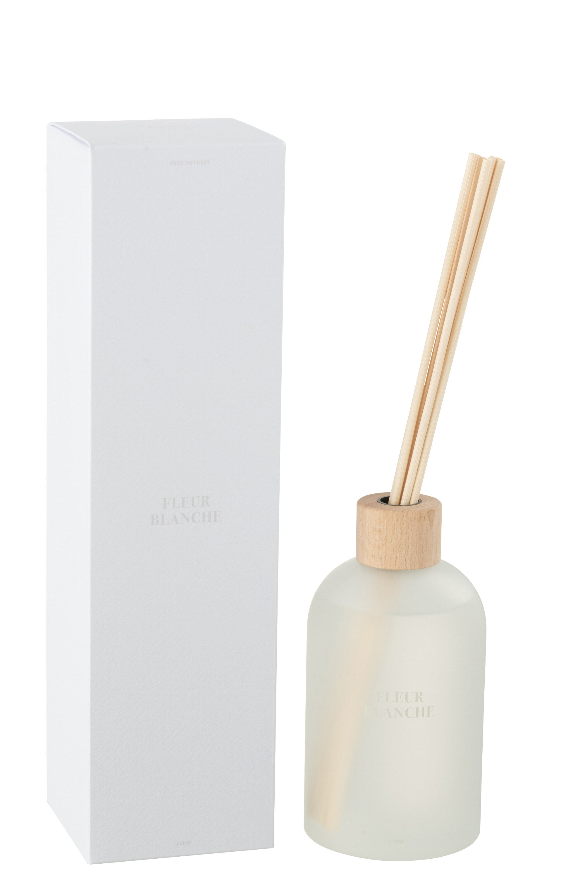 J-Line geurstokjes Accords Essentiels - Fleur Blanche - wit
