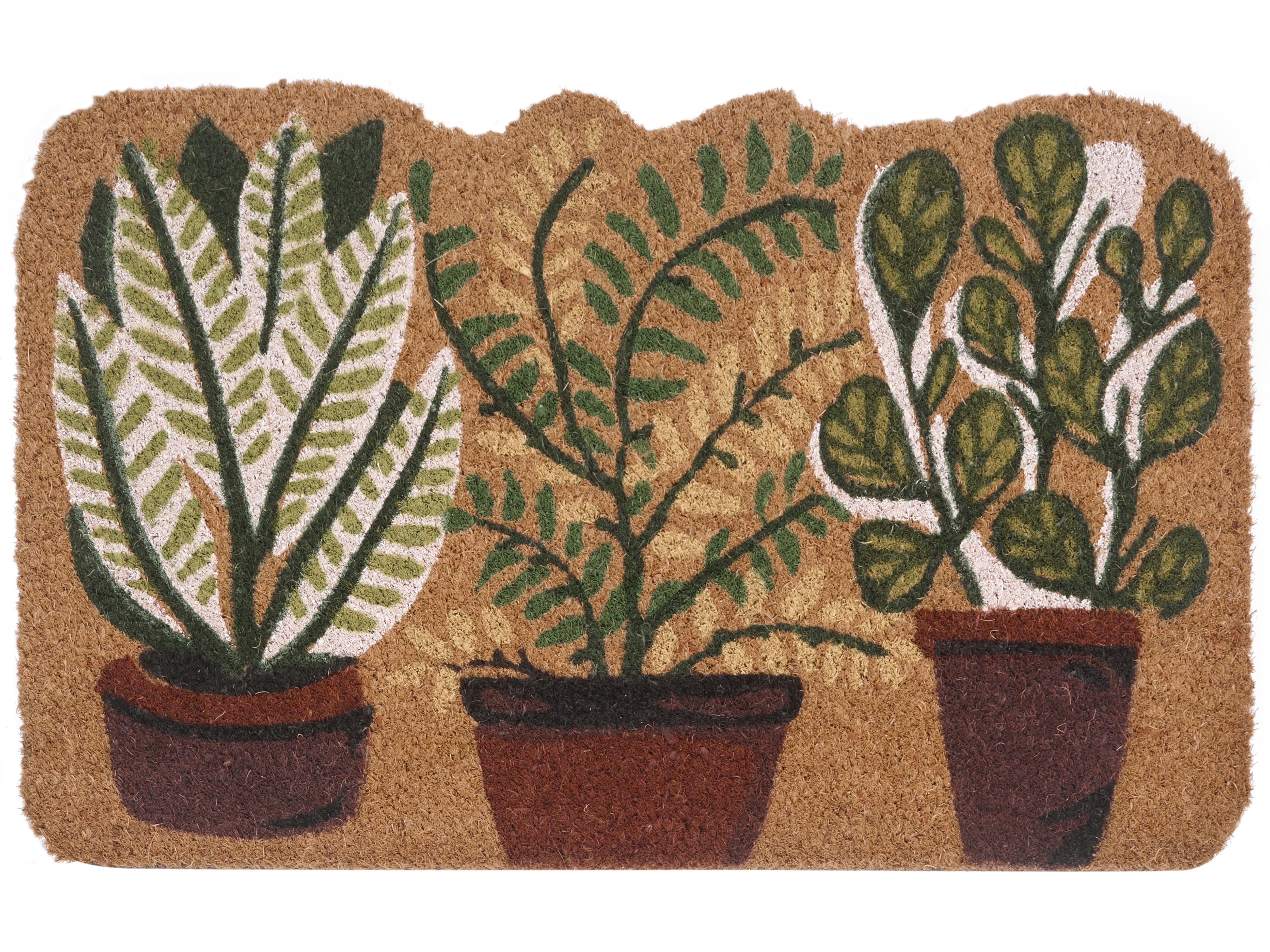 Doormat ANAMUDI Natural 40 x 60 cm Coir