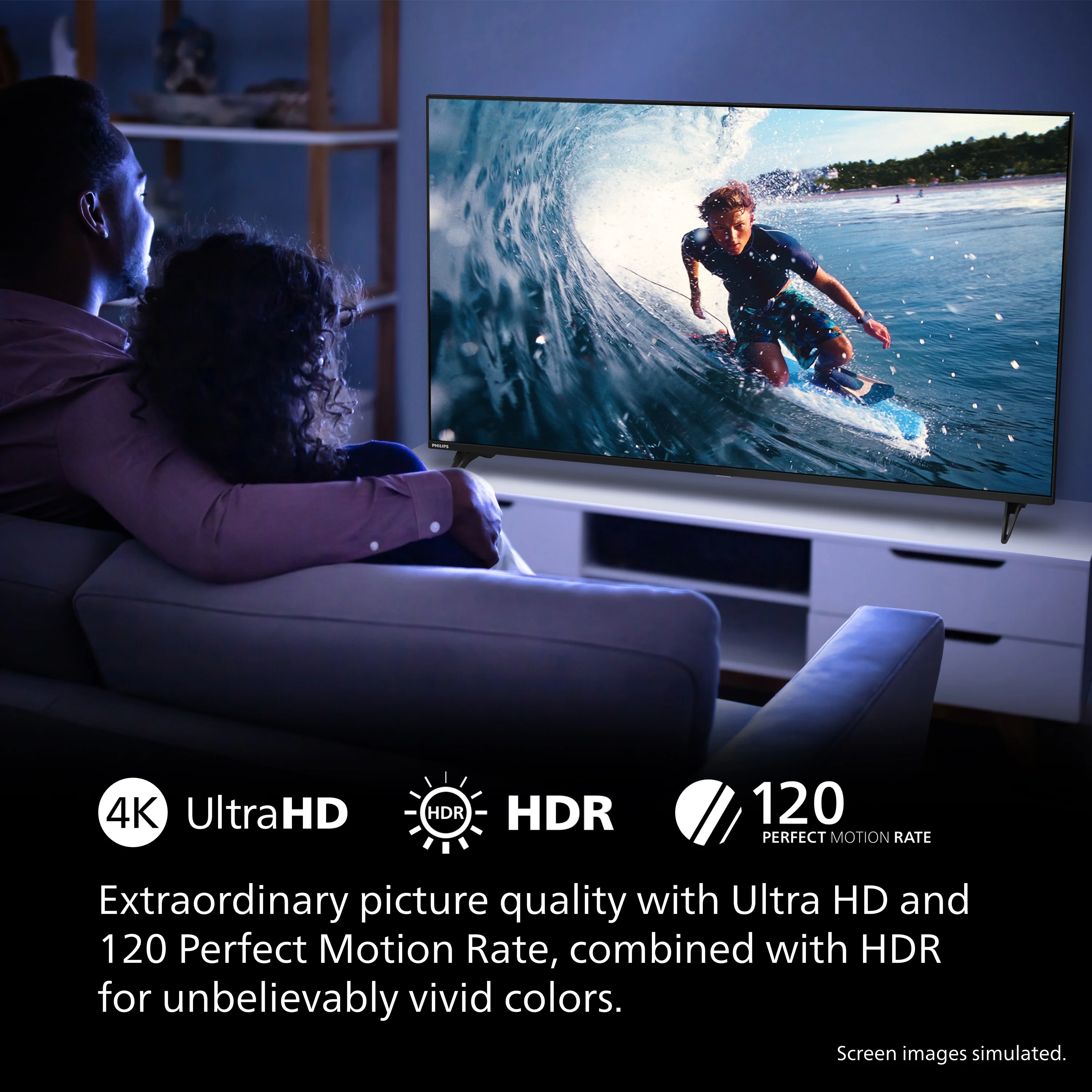 Philips 60�� Class 4K Ultra HD (2160p) Google Smart LED TV (60PUL7555/F7) - Image 7