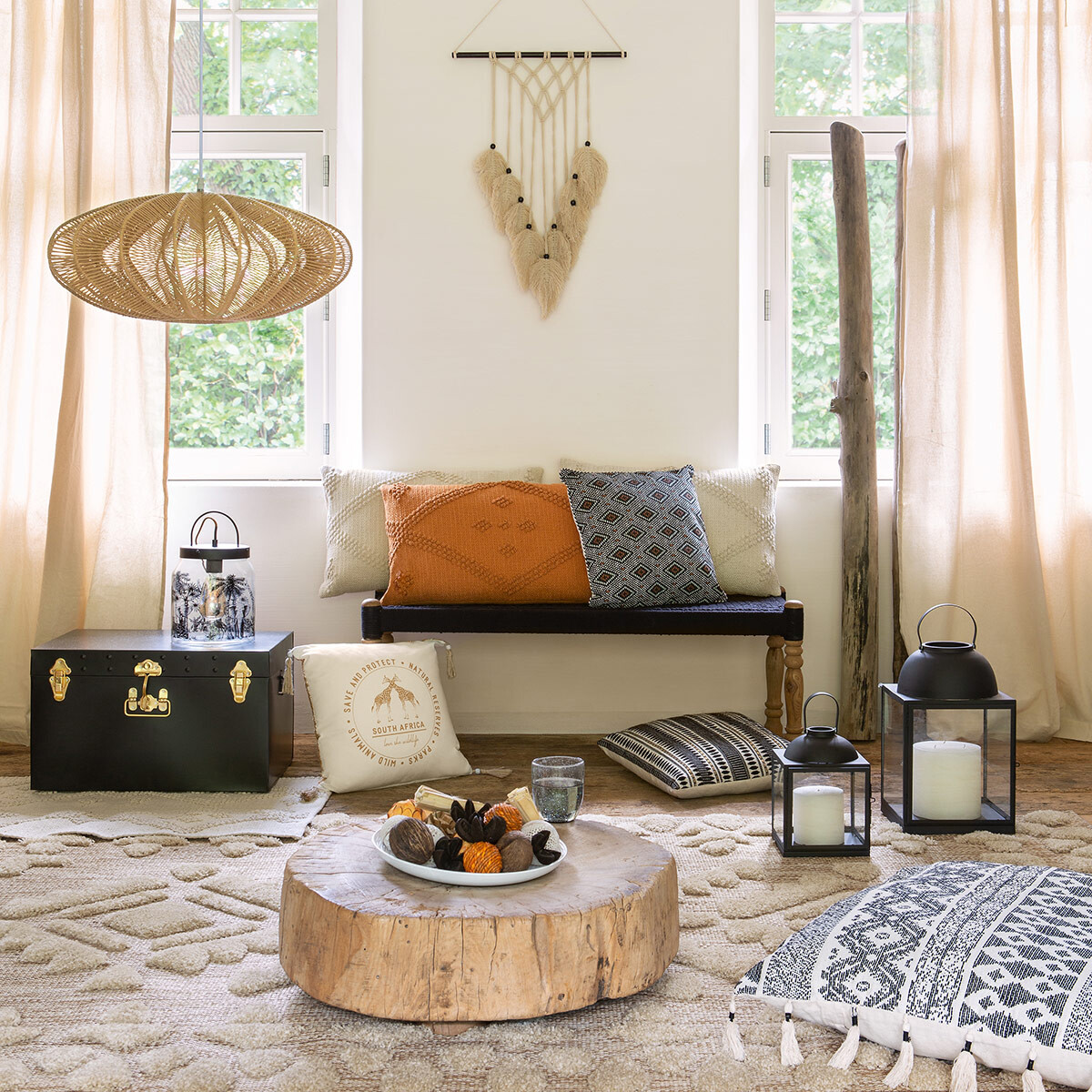 Cushion "Safari" Beige, 38x58 cm