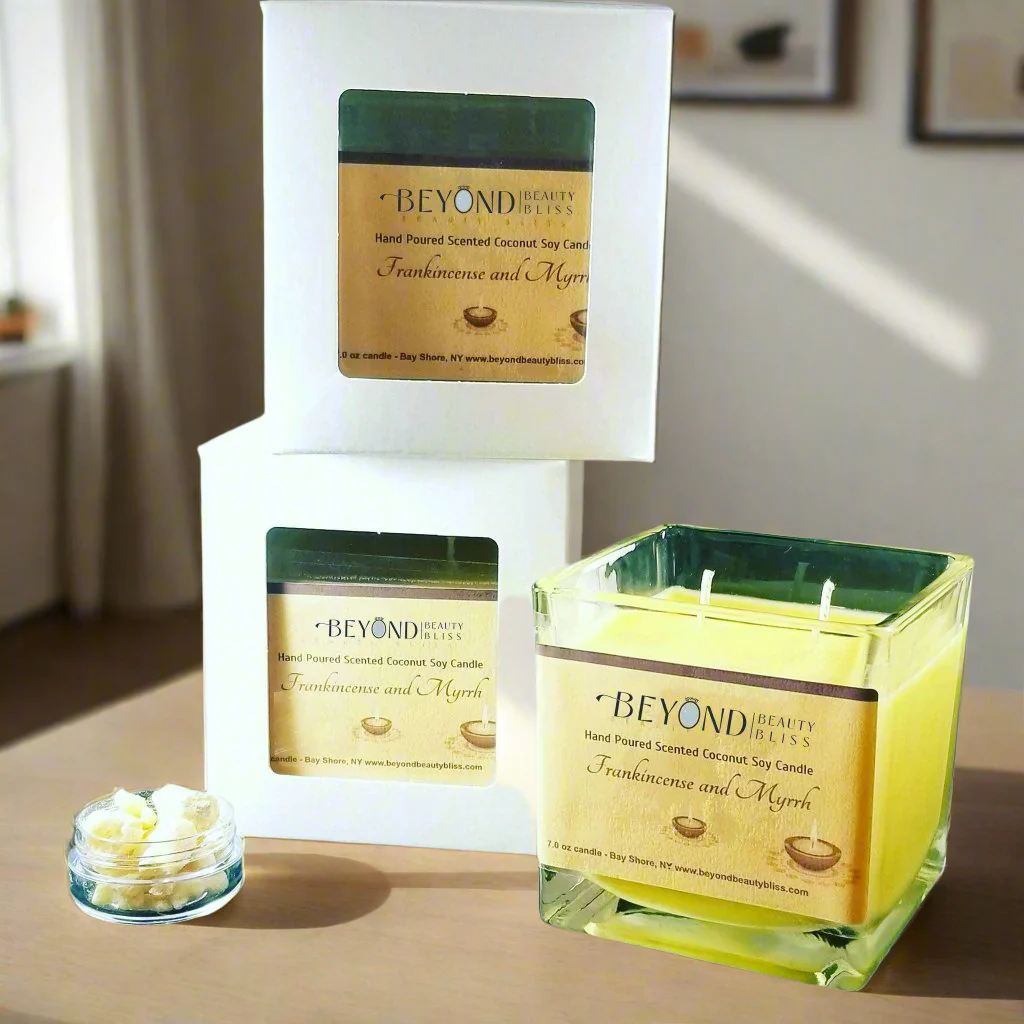 Cubed Frankincense and Myrrh Fragrant Candle
