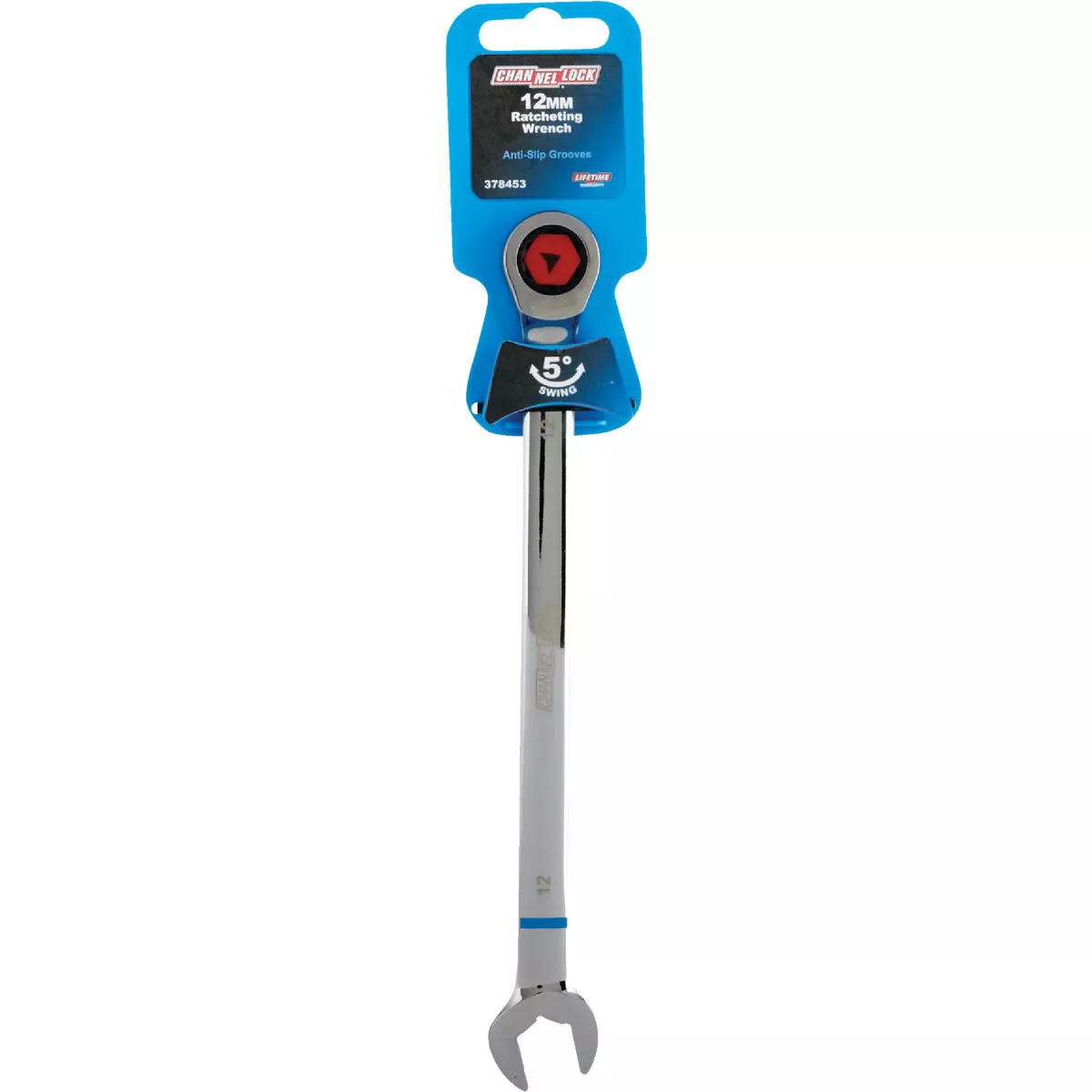 Channellock Metric 12 mm 12-Point Ratcheting Combination Wrench
