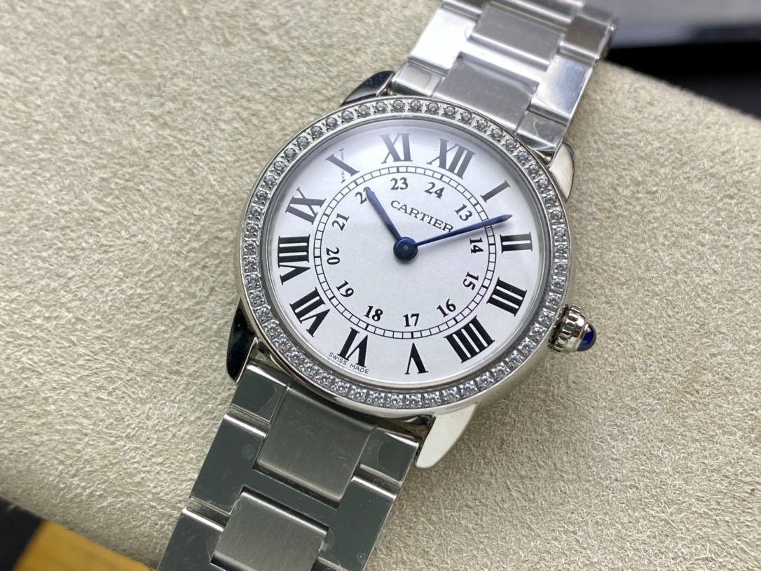 Cartier London Roman Numeral Couple's Watch Size 36mm(1:1 replica) - Top club
