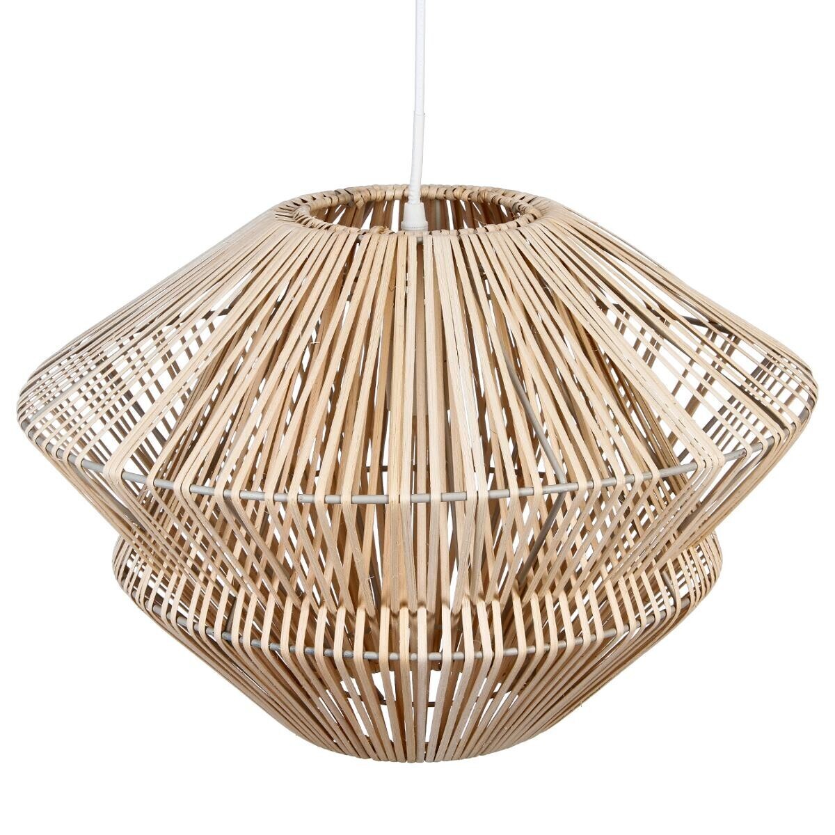 Suspension lamp "Ludza" Rattan, D.45 cm