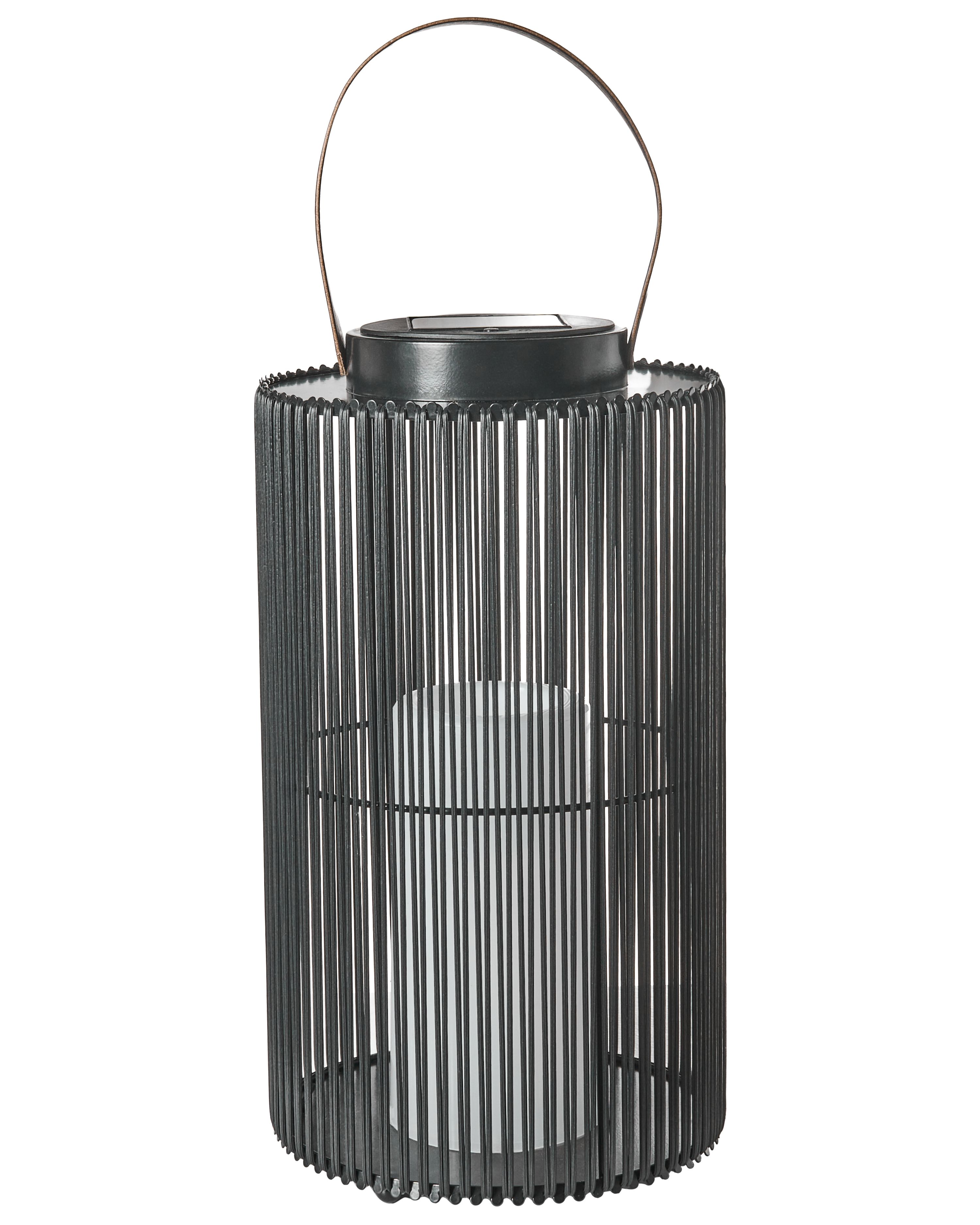 Solar Powered Lantern MACHILI 53 cm Black