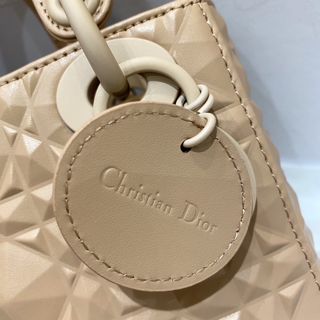 Dior Christian Dior Mini Lady Bag Beige For Women 6.5in/17cm1:1High-quality replica