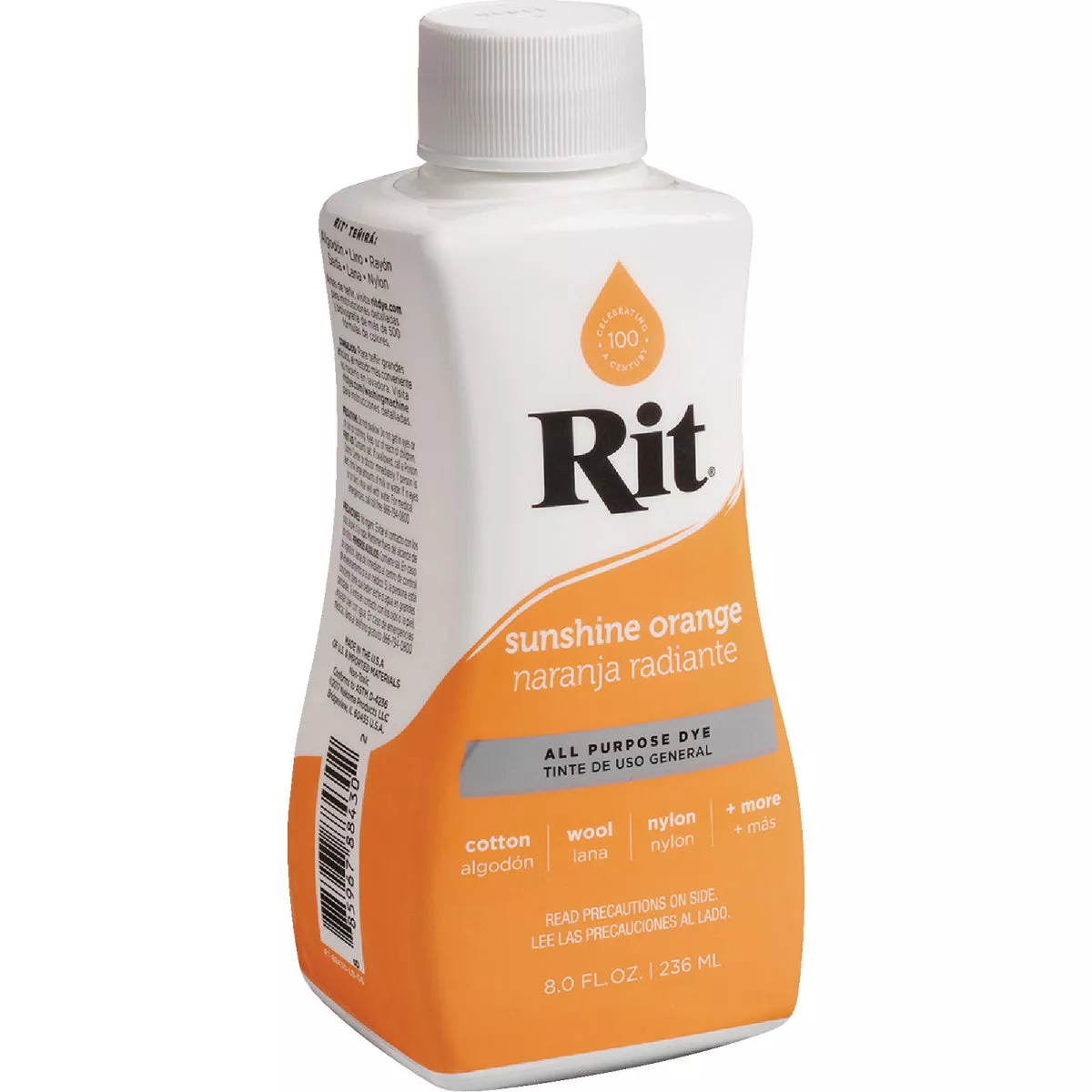 Rit 8 Oz. All Purpose Sunshine Orange Liquid Dye