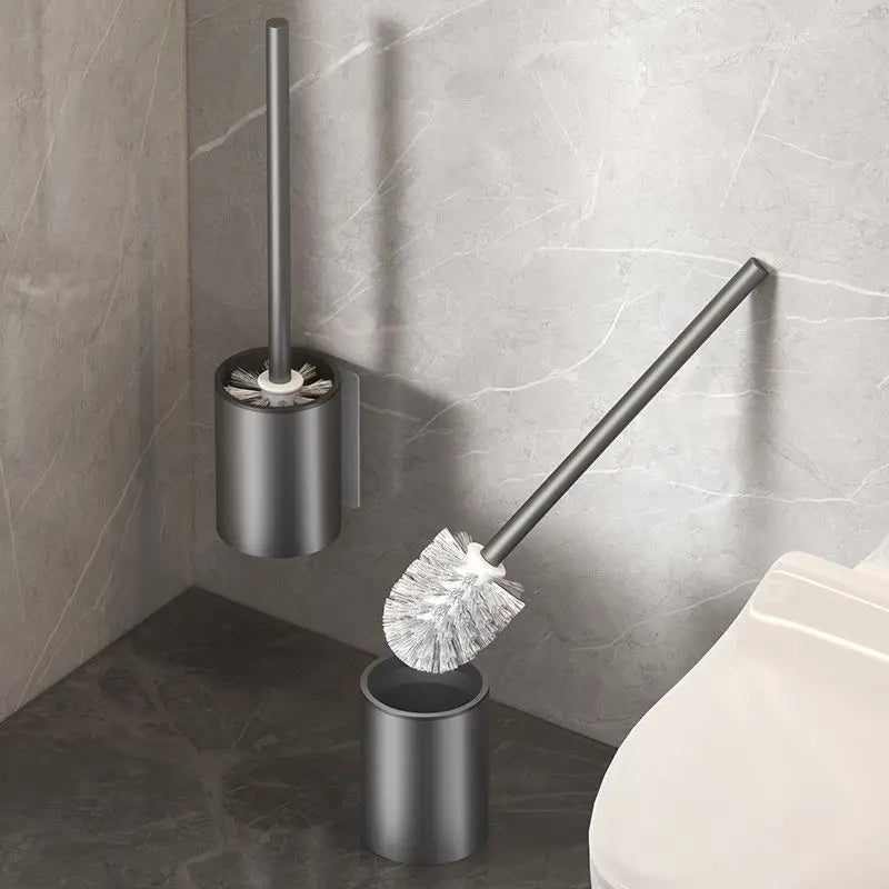 CleanZen | Boorvrije Toiletborstelhouder Van Aluminium