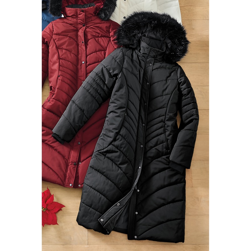 Snowfall Duffle Coat - MIDNIGHT VELVET CATALOG