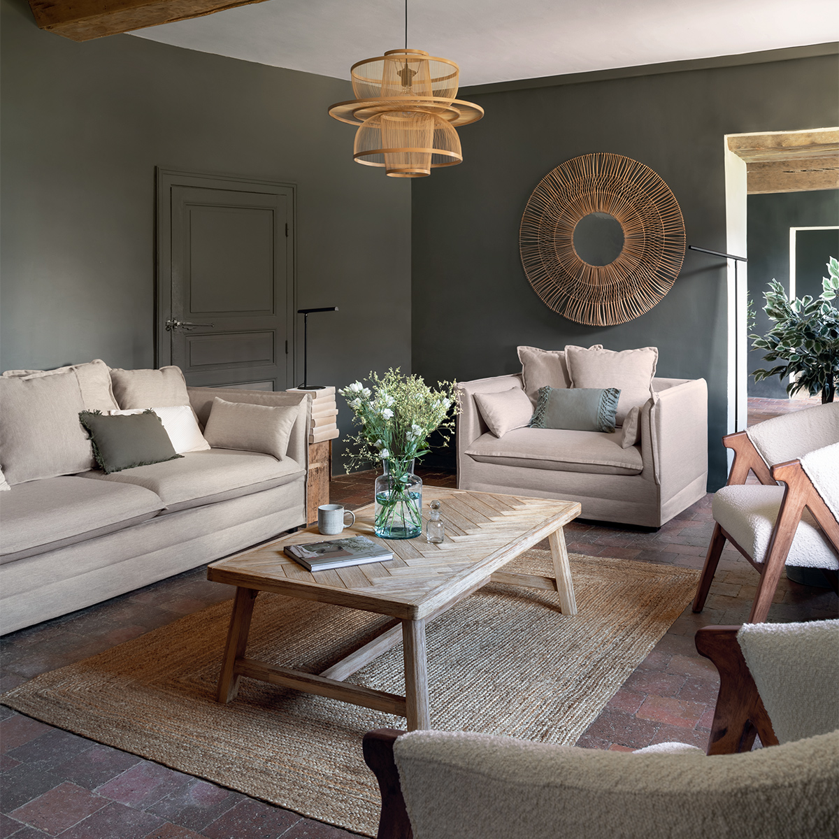 Armchair XL "Odilon" Beige