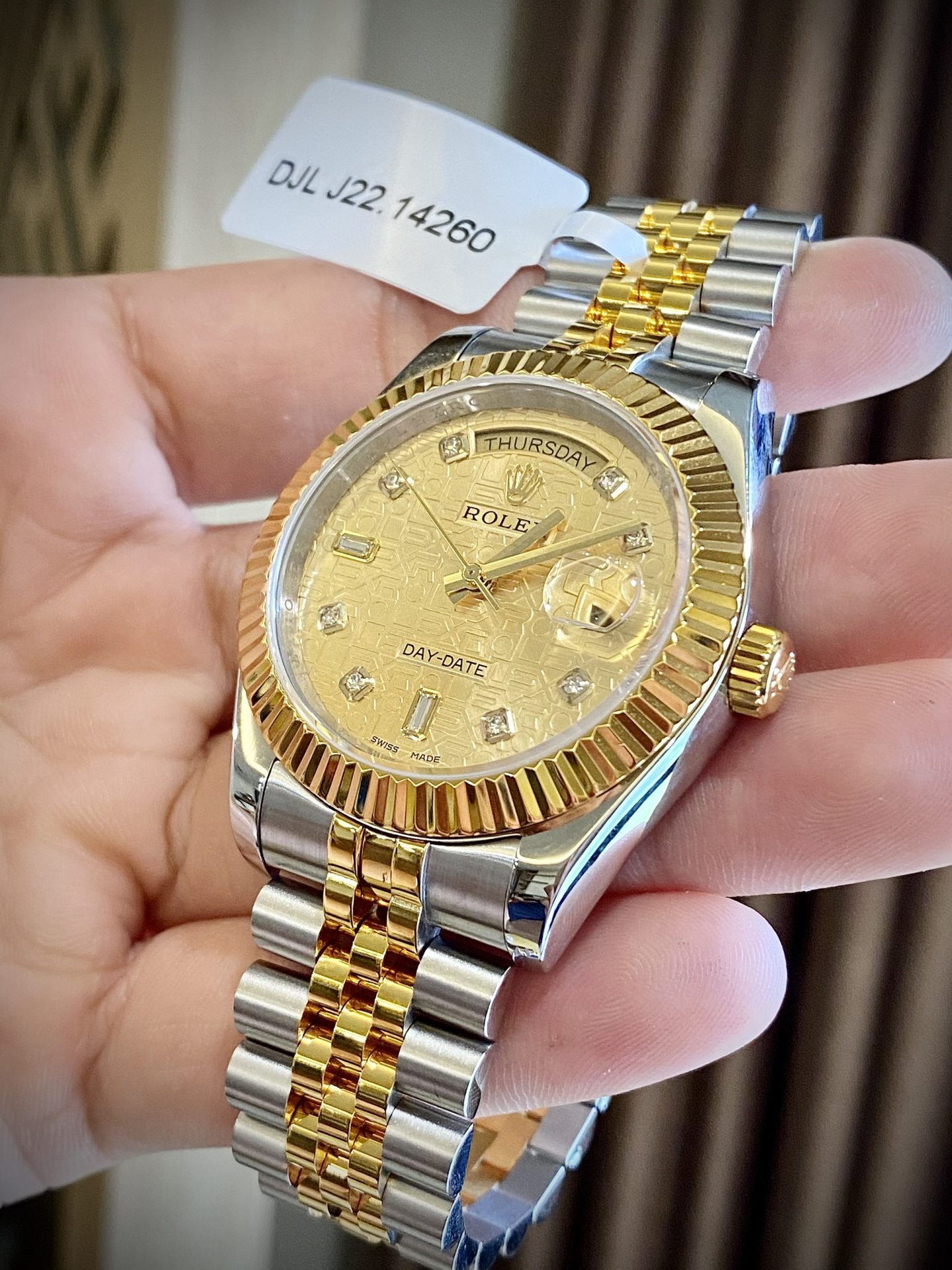 Rolex Best Replica Watch Day-Date Custom Gold Wrapped 40mm - Elite Watch Atelier