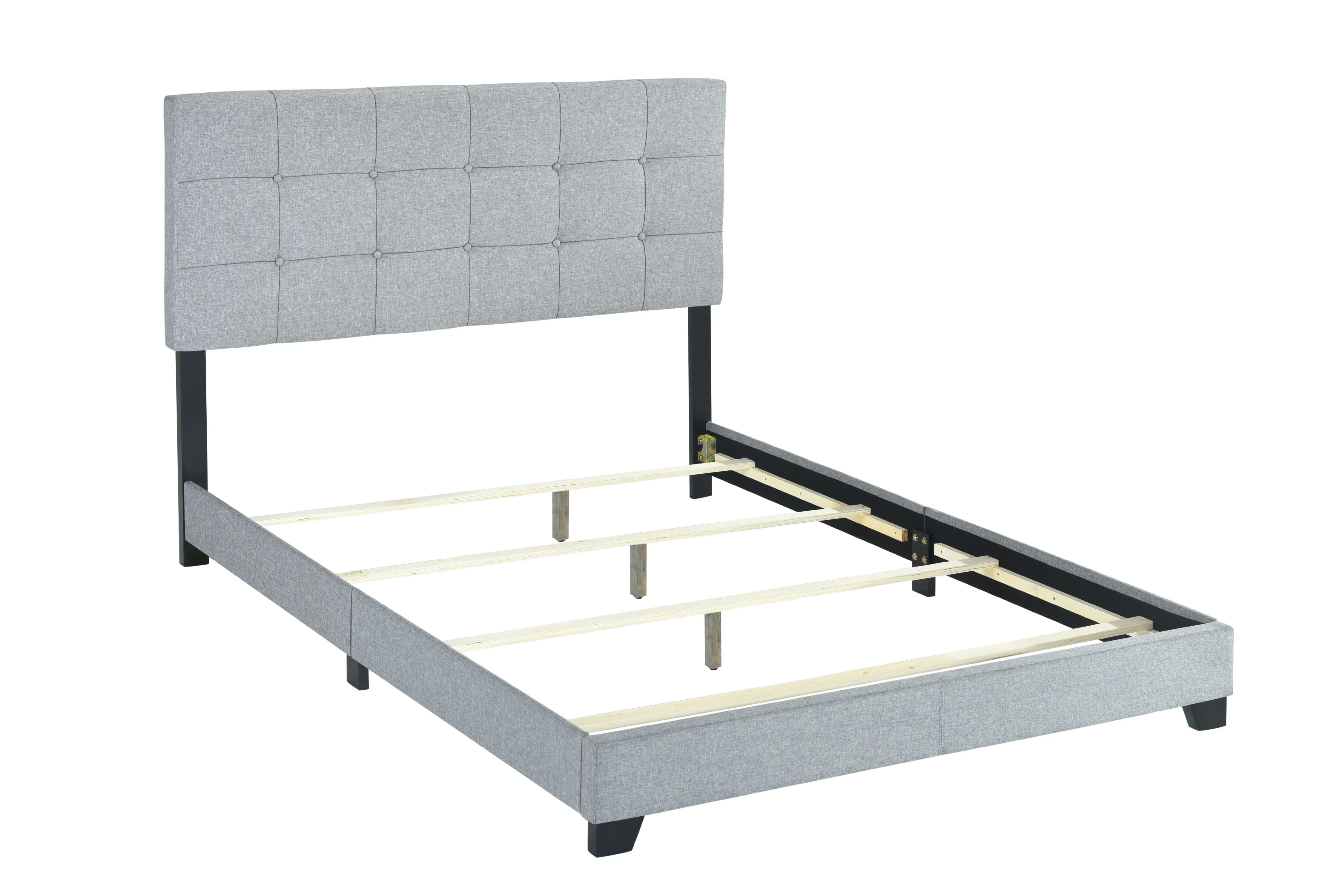 Crown Mark Florence Gray Panel Bed, Queen