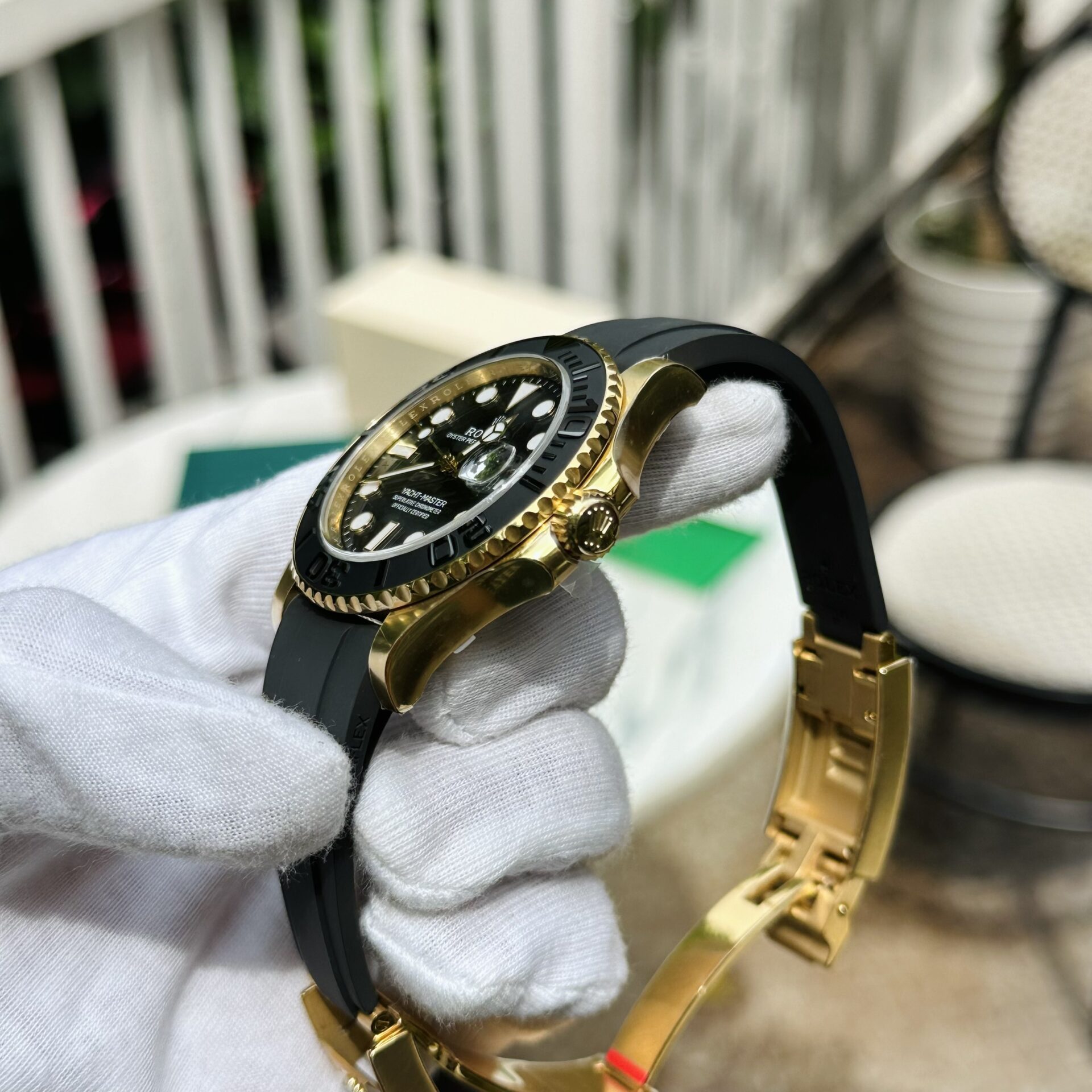 Rolex Replica 1:1 Watch Yacht-Master 226658 Rubber Strap Clean Factory 42mm - Elite Watch Atelier