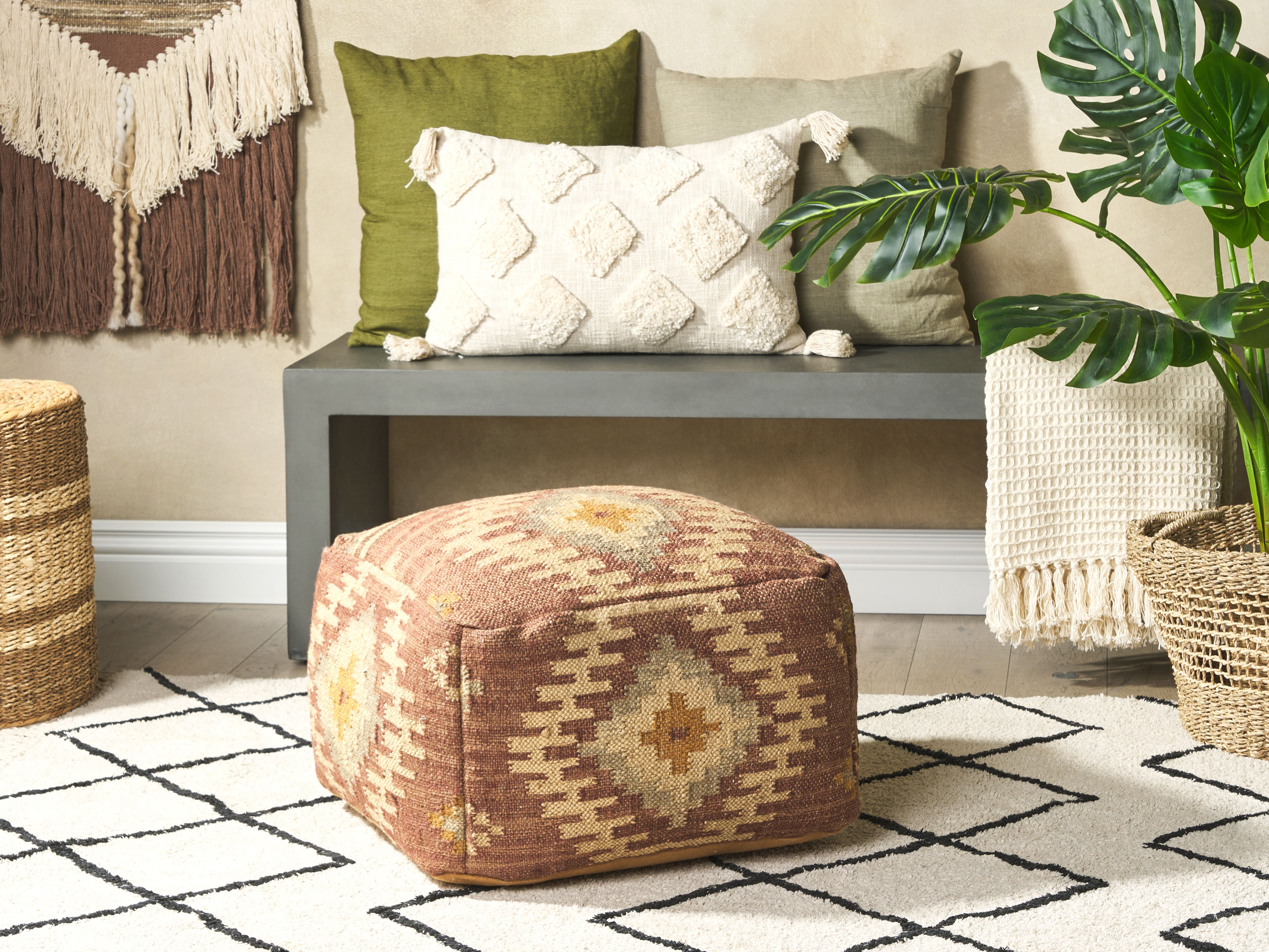 Pouffe BEEL Jute Multicolour