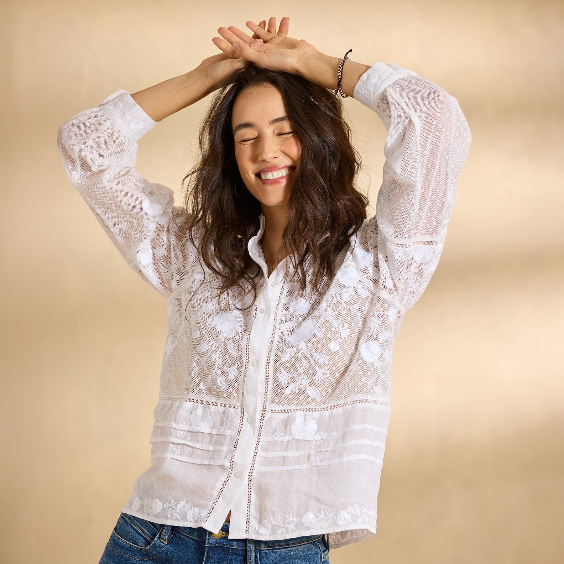 Beaumont Blooms Top, Petite - Sundance Clothing