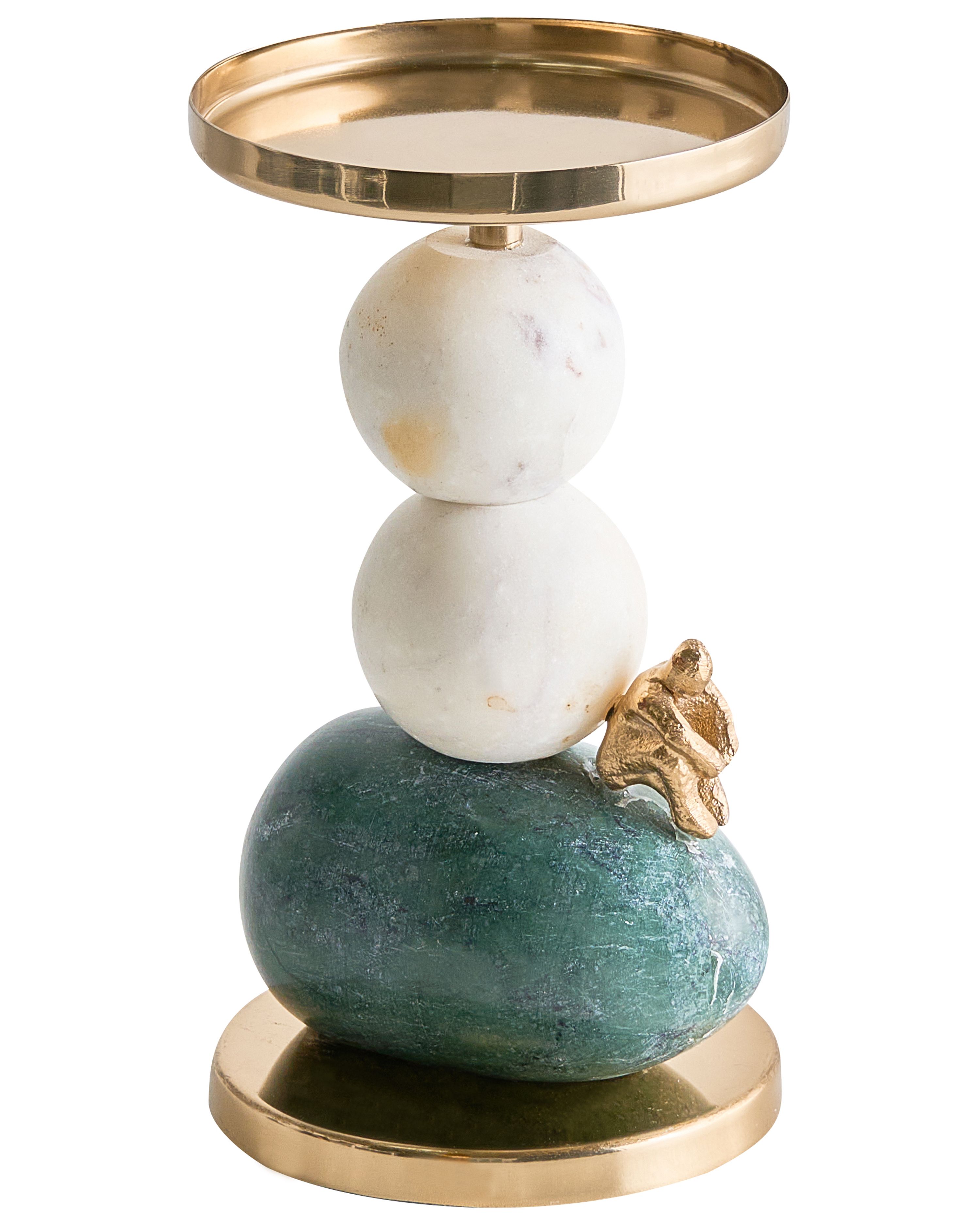 Candle Holder KRIVODOL Marble 20 cm Multicolour