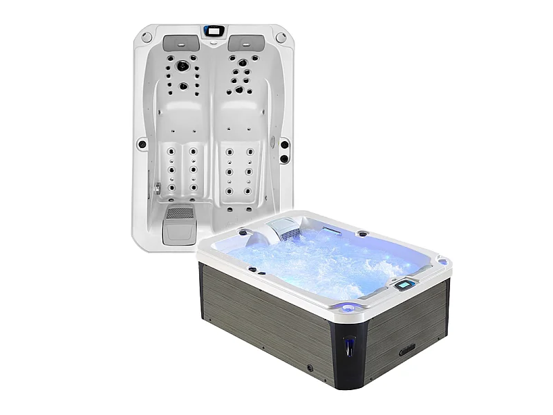 Spa Archipel® GT2 blanc Thérapeutique 2 places allongées 210 x 148 cm