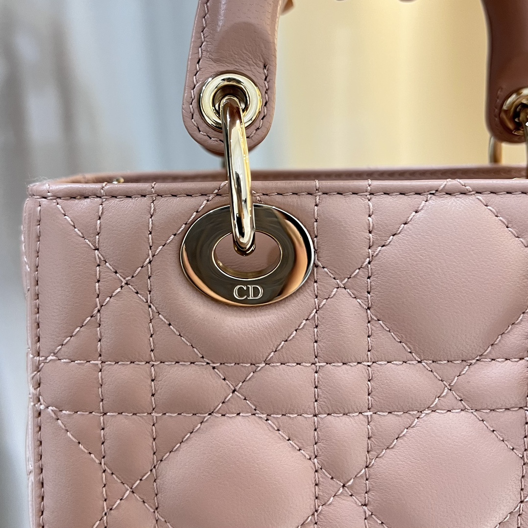 Dior Small Lady D-Joy Bag Pink For Women 6,3in/16cm1:1High-quality replica
