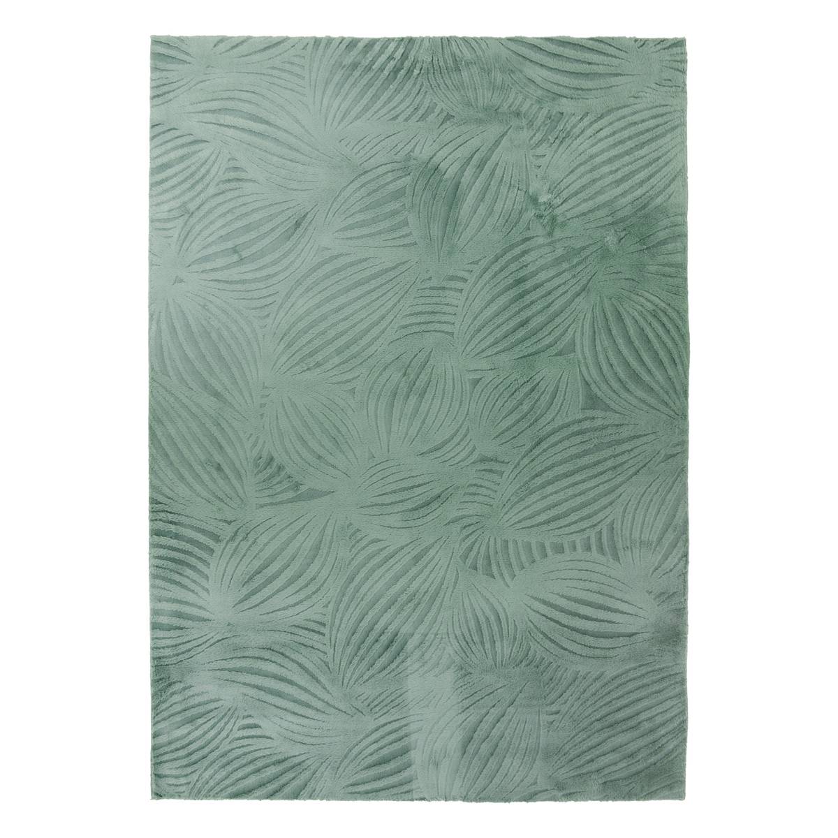 Faux Fur Rug "Onina" Khaki Green, 170x120 cm