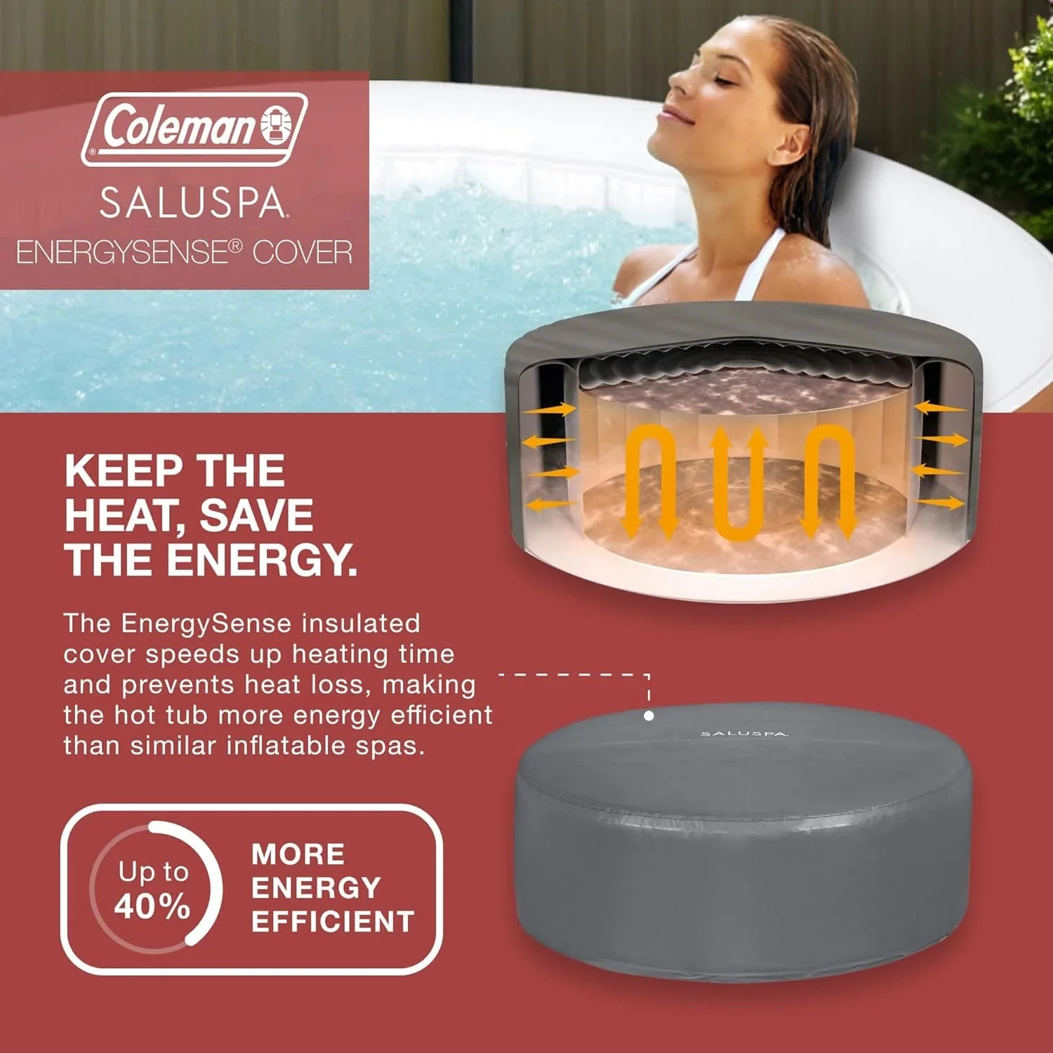 2-4 Person Inflatable Hot Tub With 120 Air Jets And Insulated Cover - Image 7 2-4 Person Inflatable Hot Tub With 120 Air Jets And Insulated Cover - Image 7