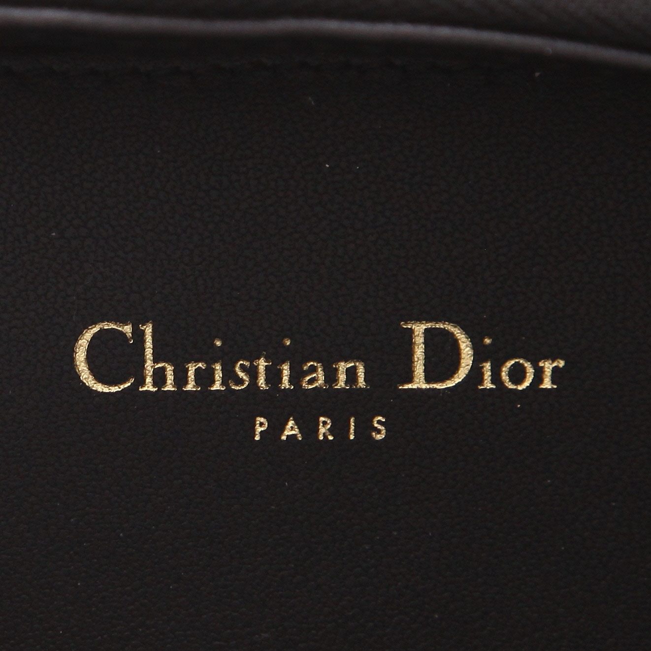 Dior Ovale CD shoulder bag in black and white canvas and black leather1:1High-quality replica