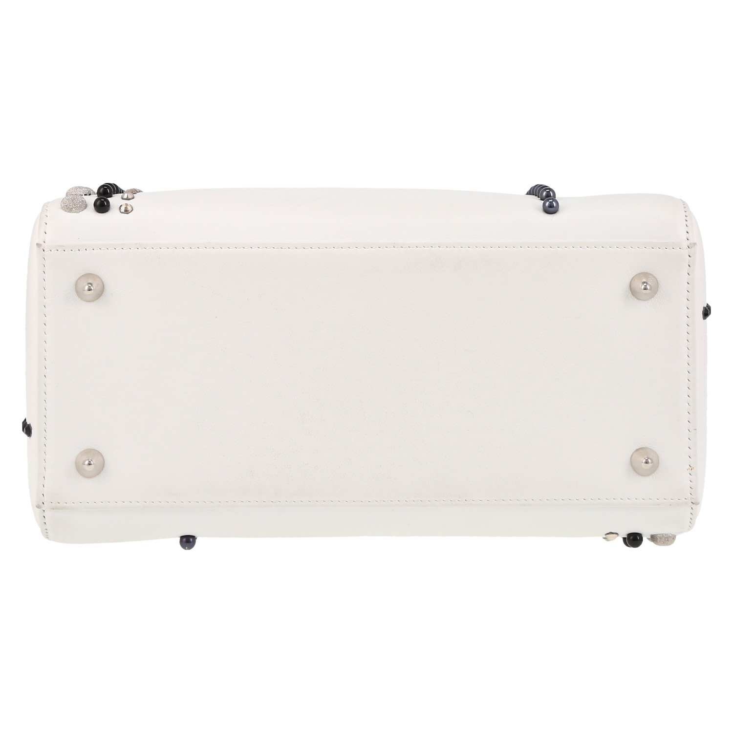 Dior Lady Dior handbag in white leather1:1High-quality replica