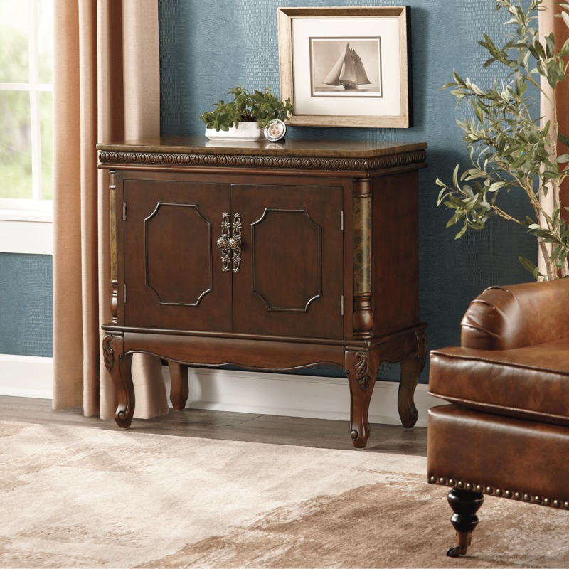 Marble-Top Credenza - MIDNIGHT VELVET CATALOG