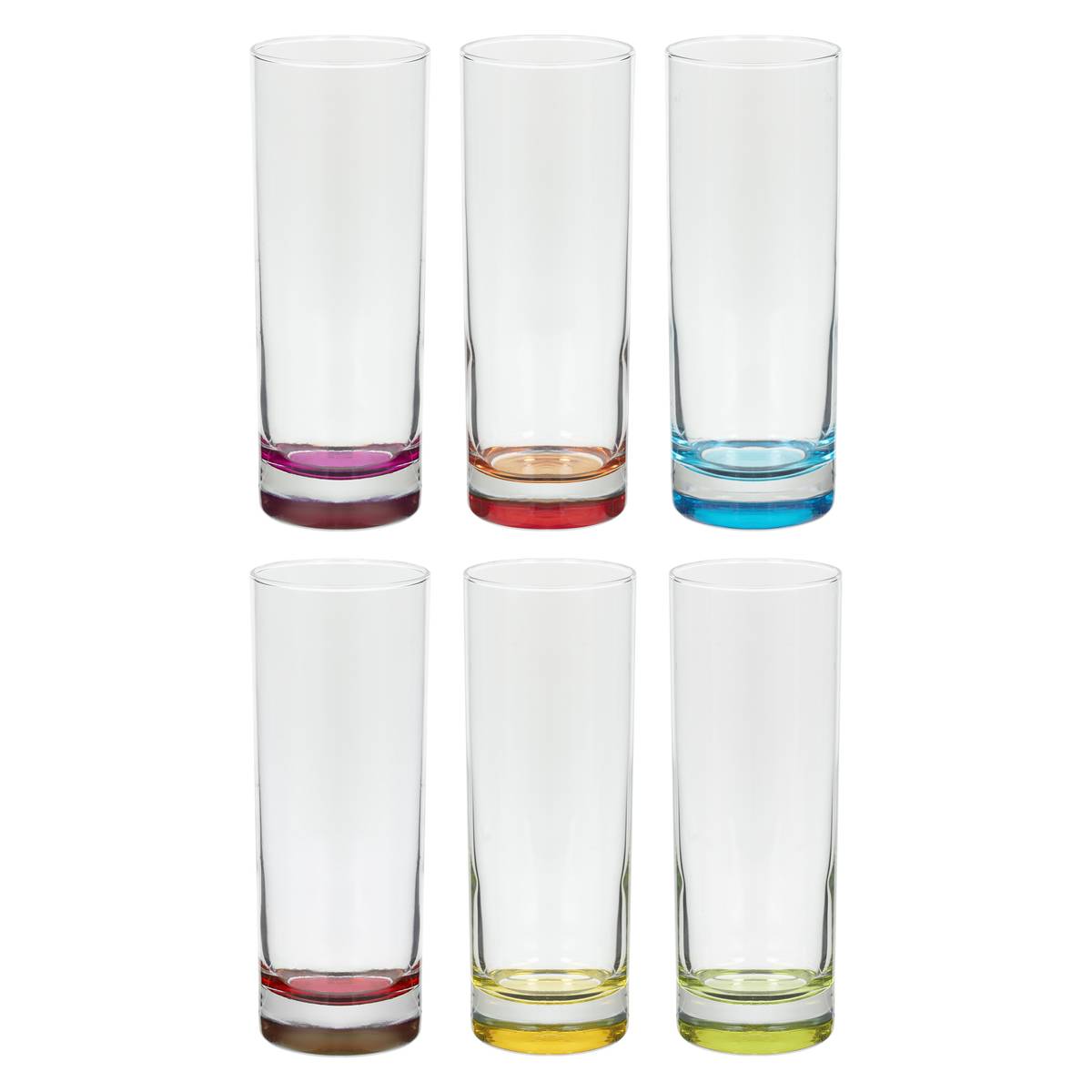 Tall tumbler "Colori'Eau" 310 ml, Transparent