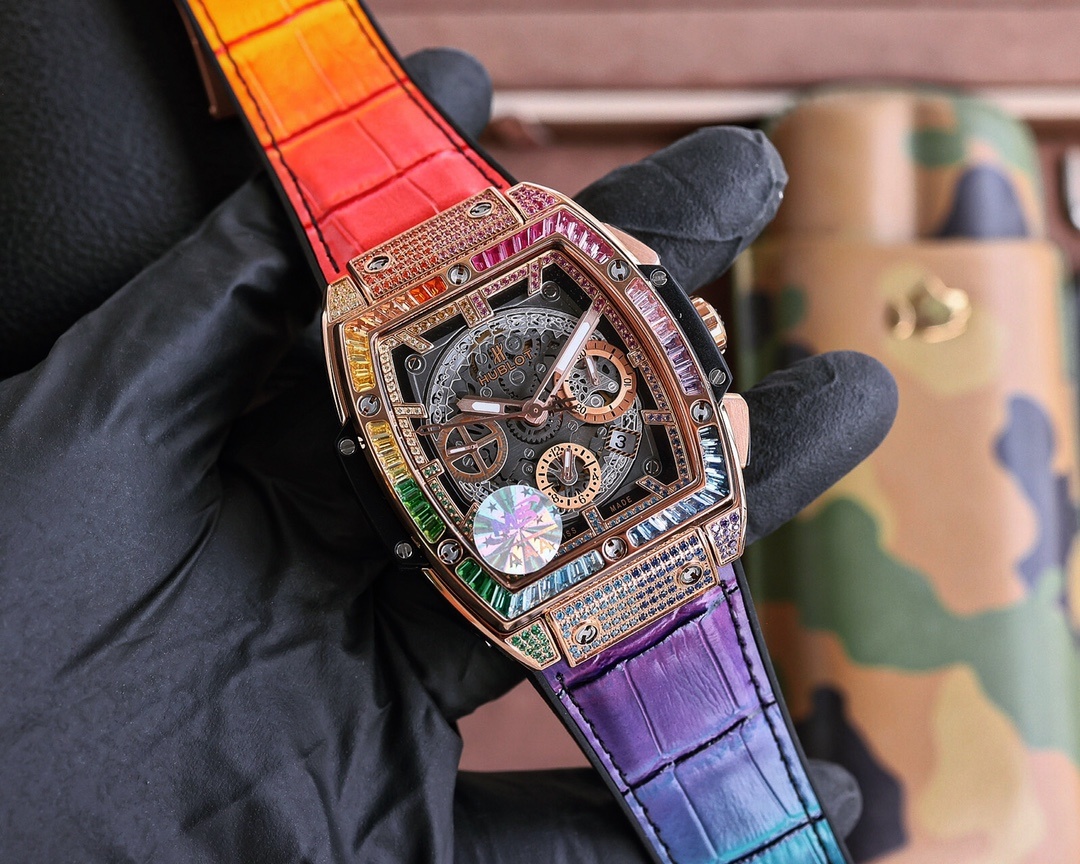 HUBLOT Spirit of Big Bang King Gold Rainbow 32mm(1:1 replica) - Top club