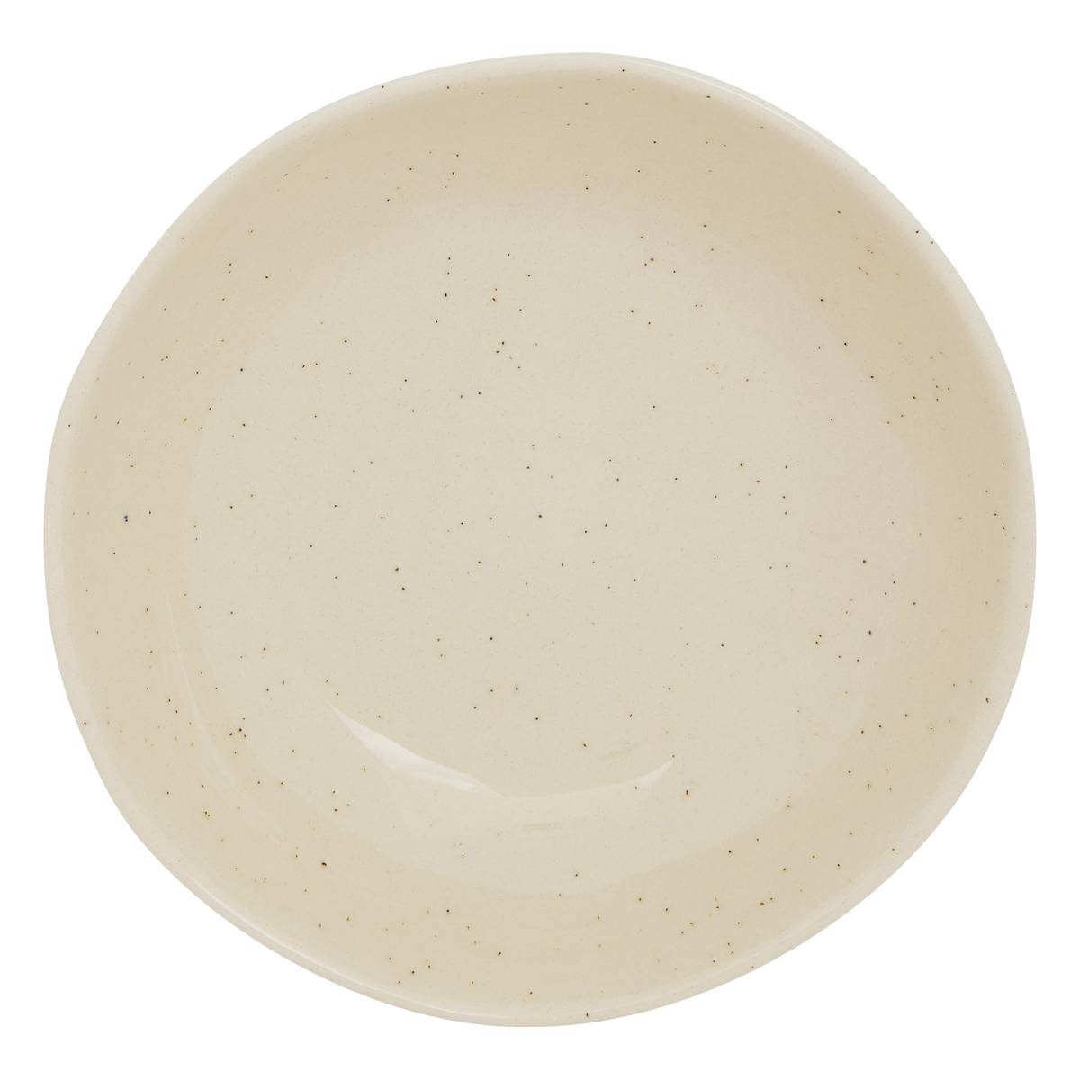 Deep plate "Wonja" Earthenware, D.18.8 cm, Cream