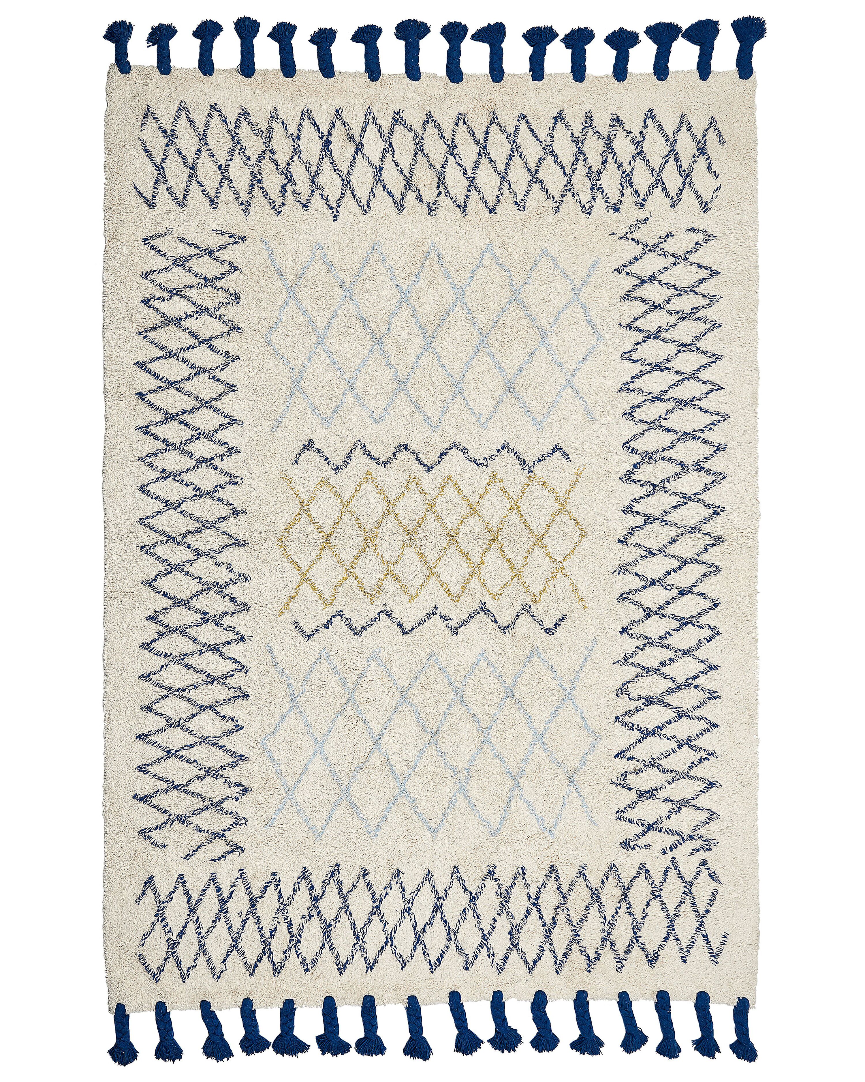 Rug ERZINCAN Beige 160 x 230 cm Cotton