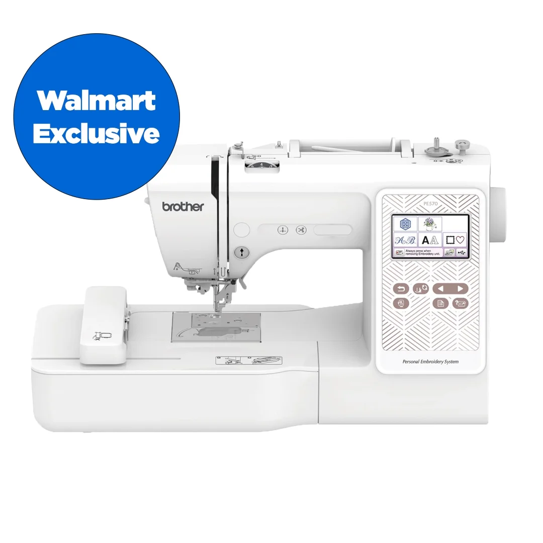 Brother PE570 Embroidery Machine with 135 Built-in Designs, Wireless Connectivity, and Artspira App Integration