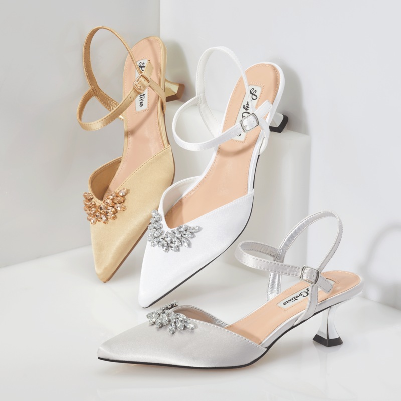Lady Couture Classy Ankle-Strap Pump - MIDNIGHT VELVET CATALOG