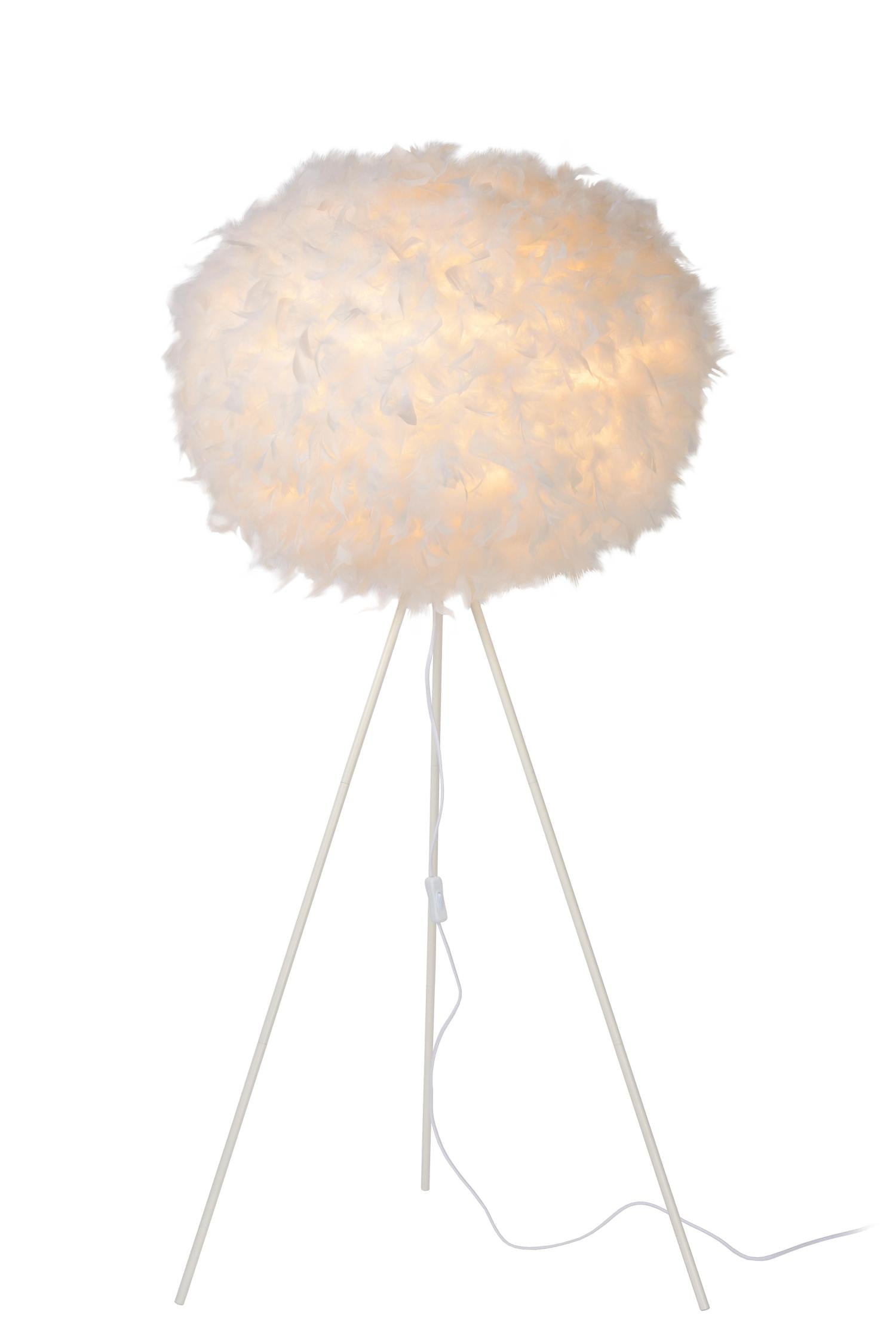Lucide GOOSY SOFT Vloerlamp - Wit