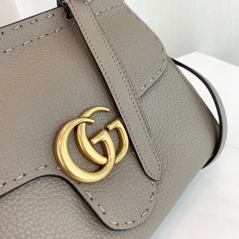 Replica Gucci Gg Marmont Leather Top Handle Shoulder Bag 4426221:1High-quality replica