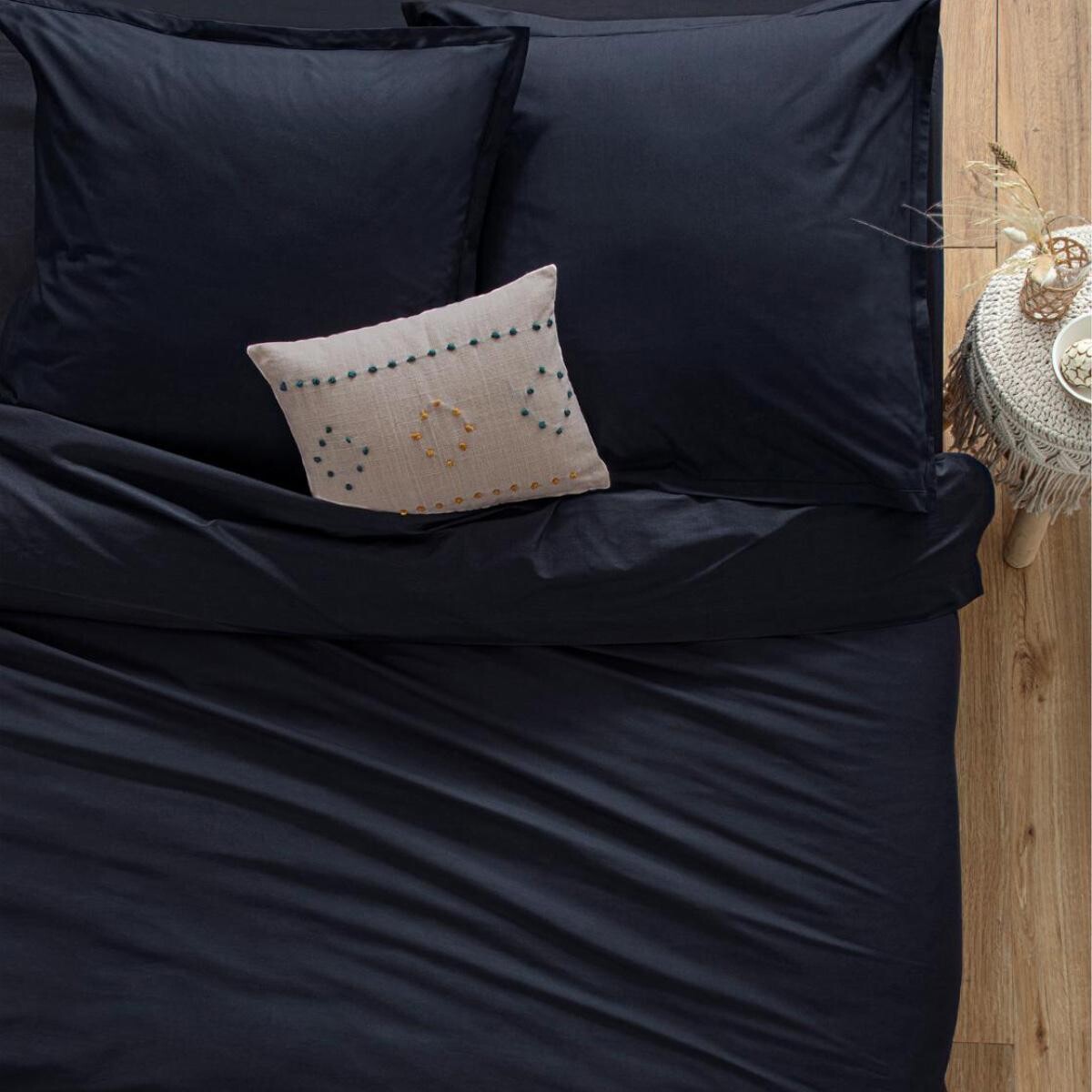 Pillowcase, cotton Ink blue, 63x63 cm