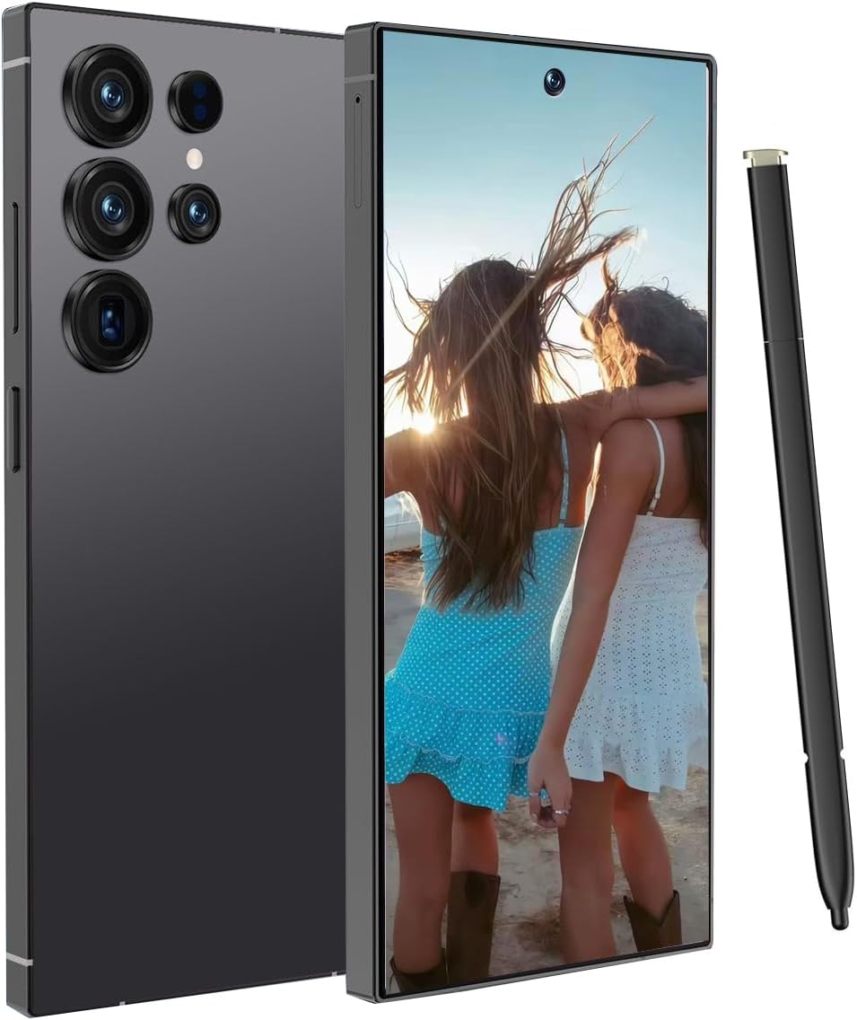 i25 Ultra 5G Unlocked Smartphone | 8GB RAM + 256GB Storage | Android 15 Cell Phone with Built-in Stylus, 6.9