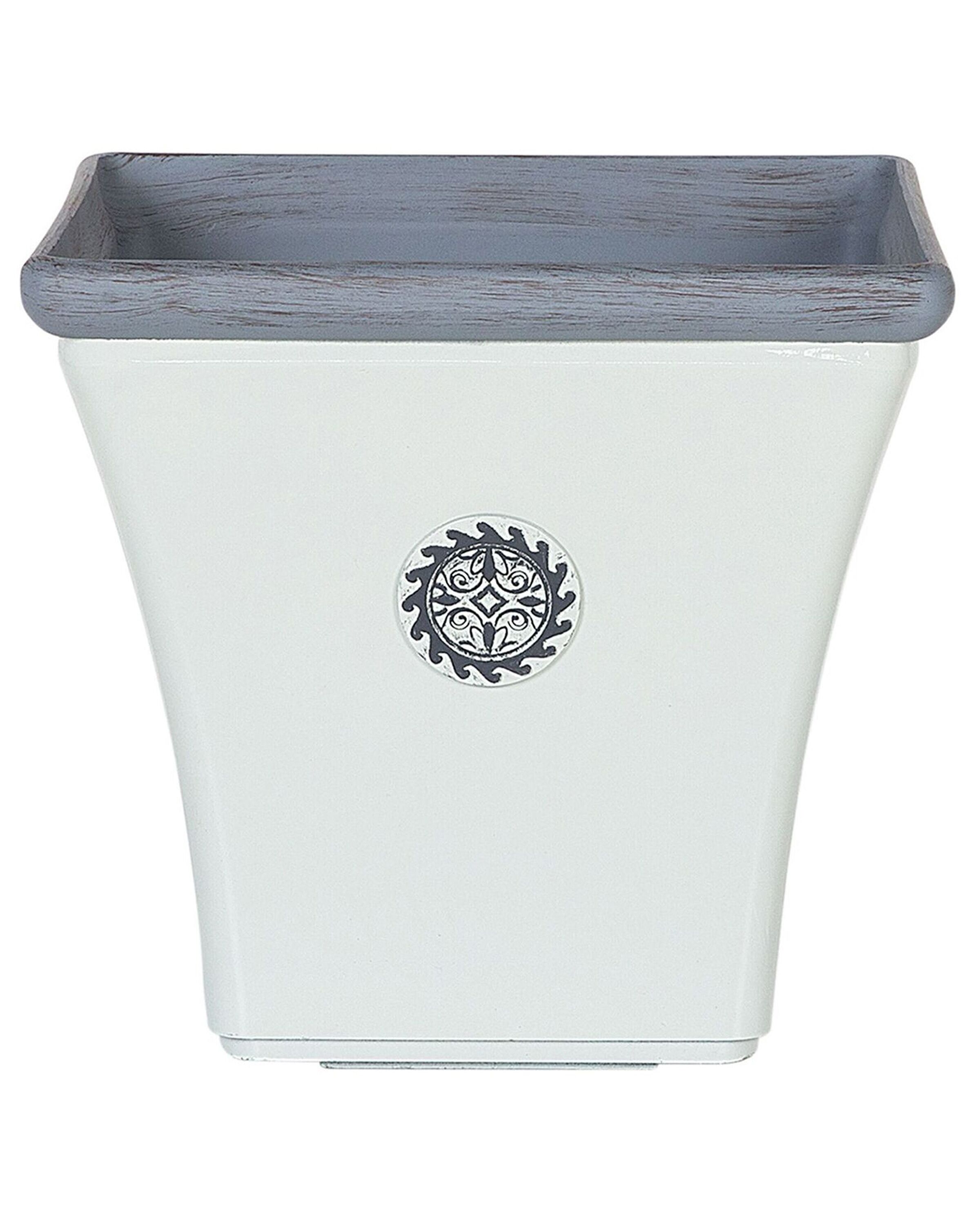 Plant Pot ELATEIA 43 cm White