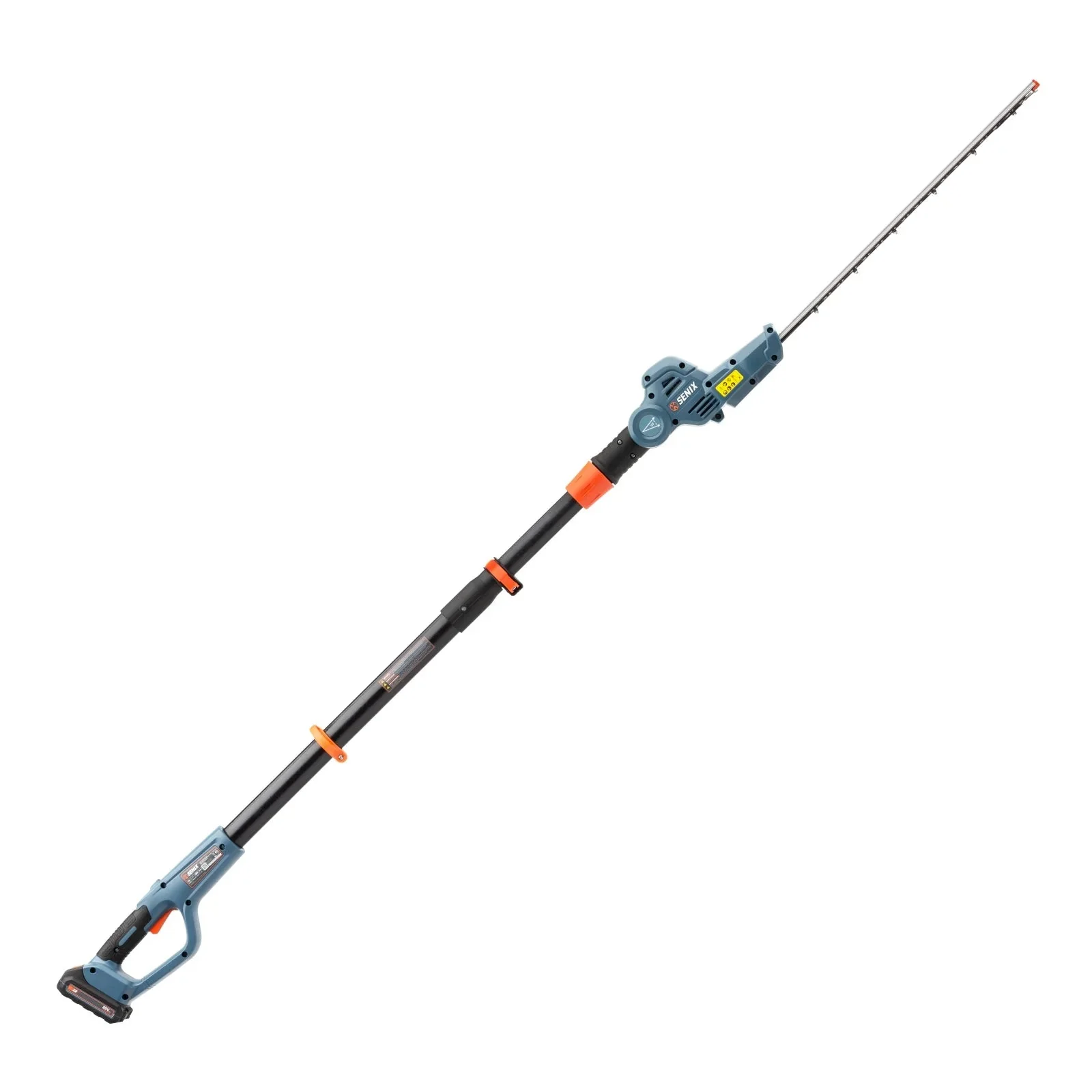 SENIX Cordless Pole Hedge Trimmer, 20 Volt Max, 18-Inch Cutting, 21-Inch Blade - HTPX2-M - Image 10 SENIX Cordless Pole Hedge Trimmer, 20 Volt Max, 18-Inch Cutting, 21-Inch Blade - HTPX2-M - Image 10